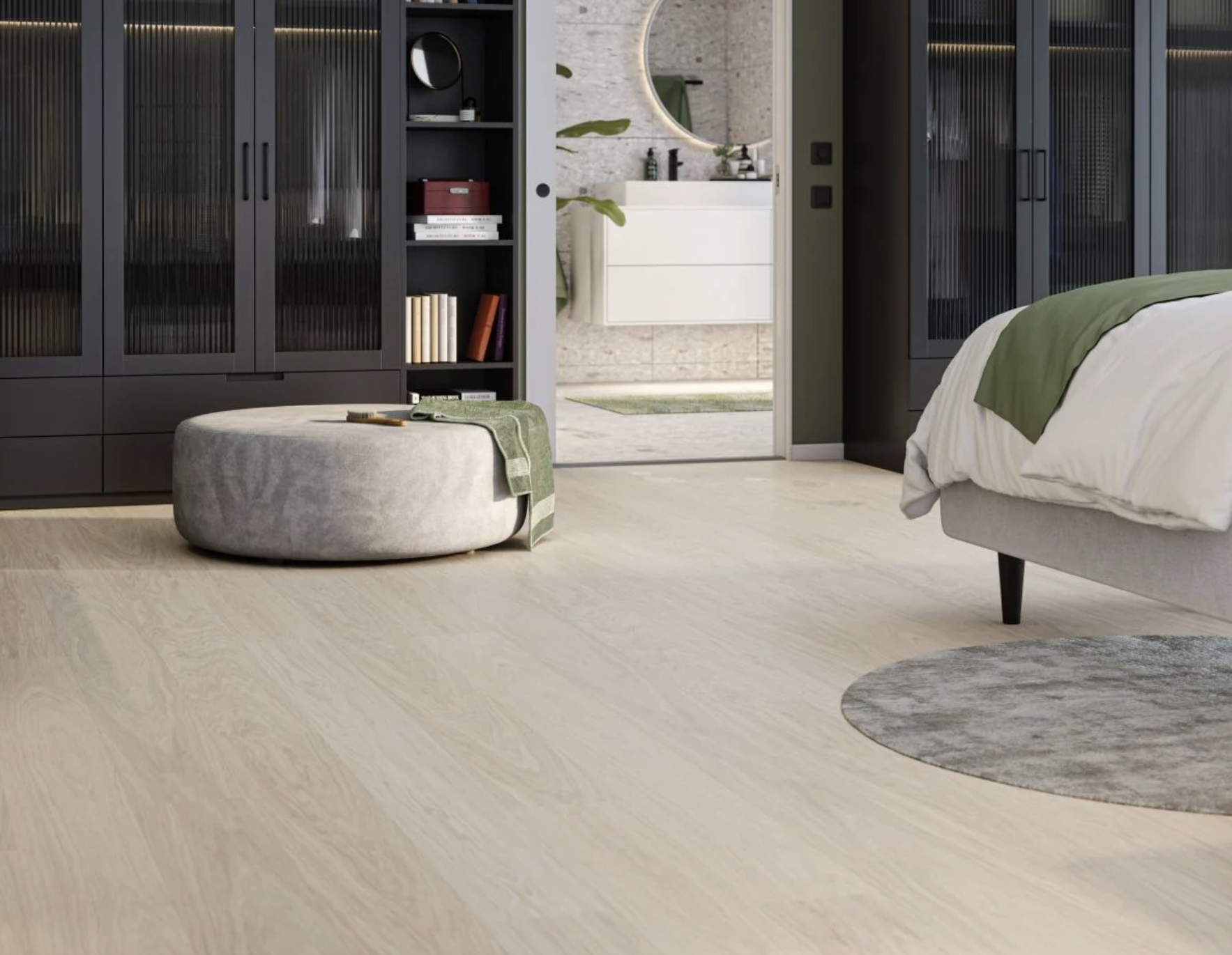 Hardened Oak Powder White Matt lacquer, Select, 50 sqm, click floor 5G ...
