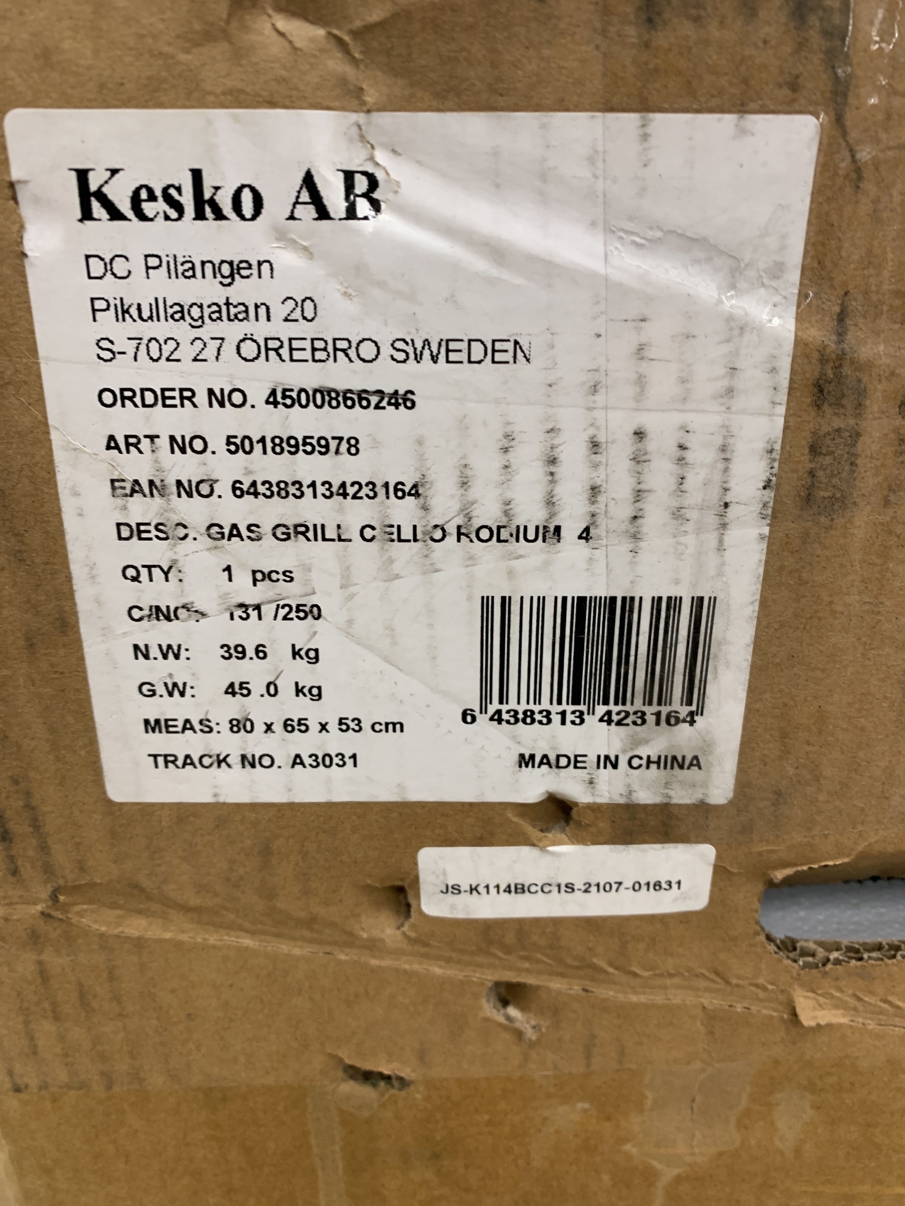 Gasolgrill Cello Rodium 4 - Auktioner online - Nätauktioner ...
