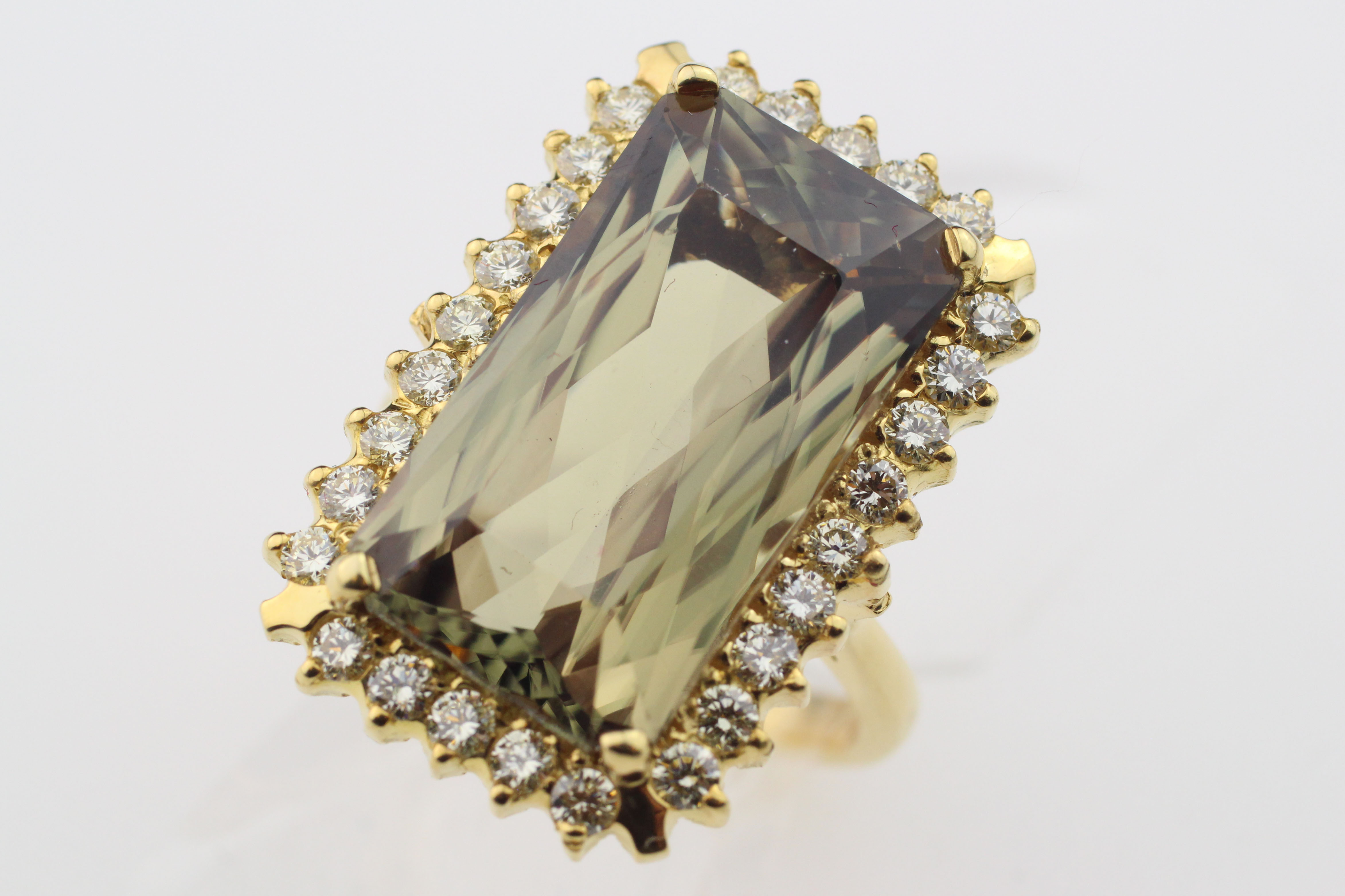 コレクション GOLD Ring 18K Gold with Zultanite and Diamonds - PS Auction - We