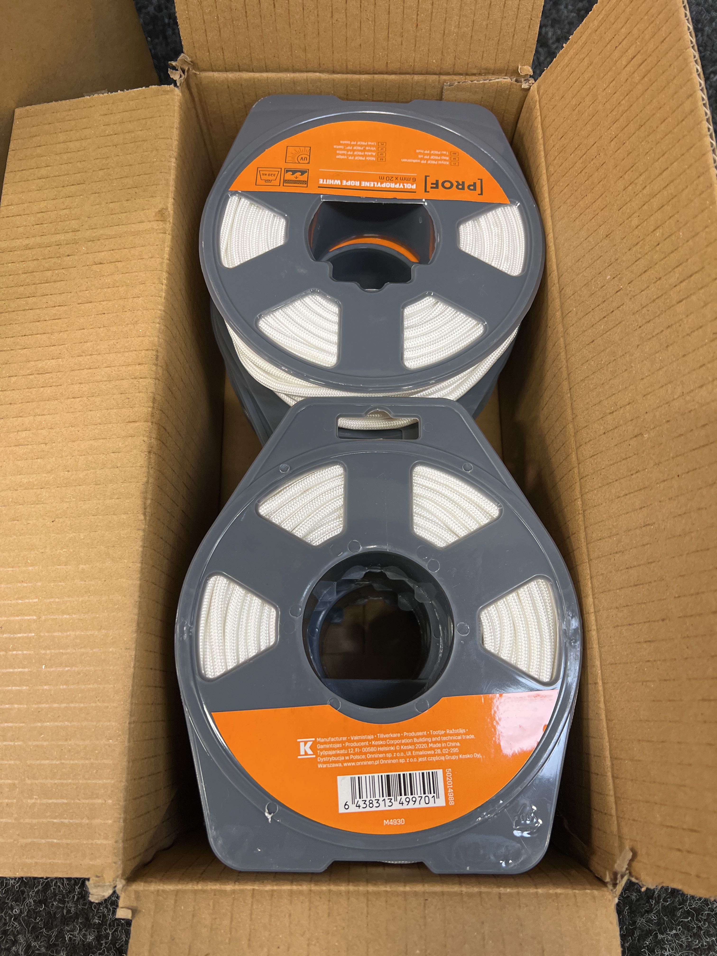 24 rolls Polypropylene rope Prof (480 m) - PS Auction - We value the ...