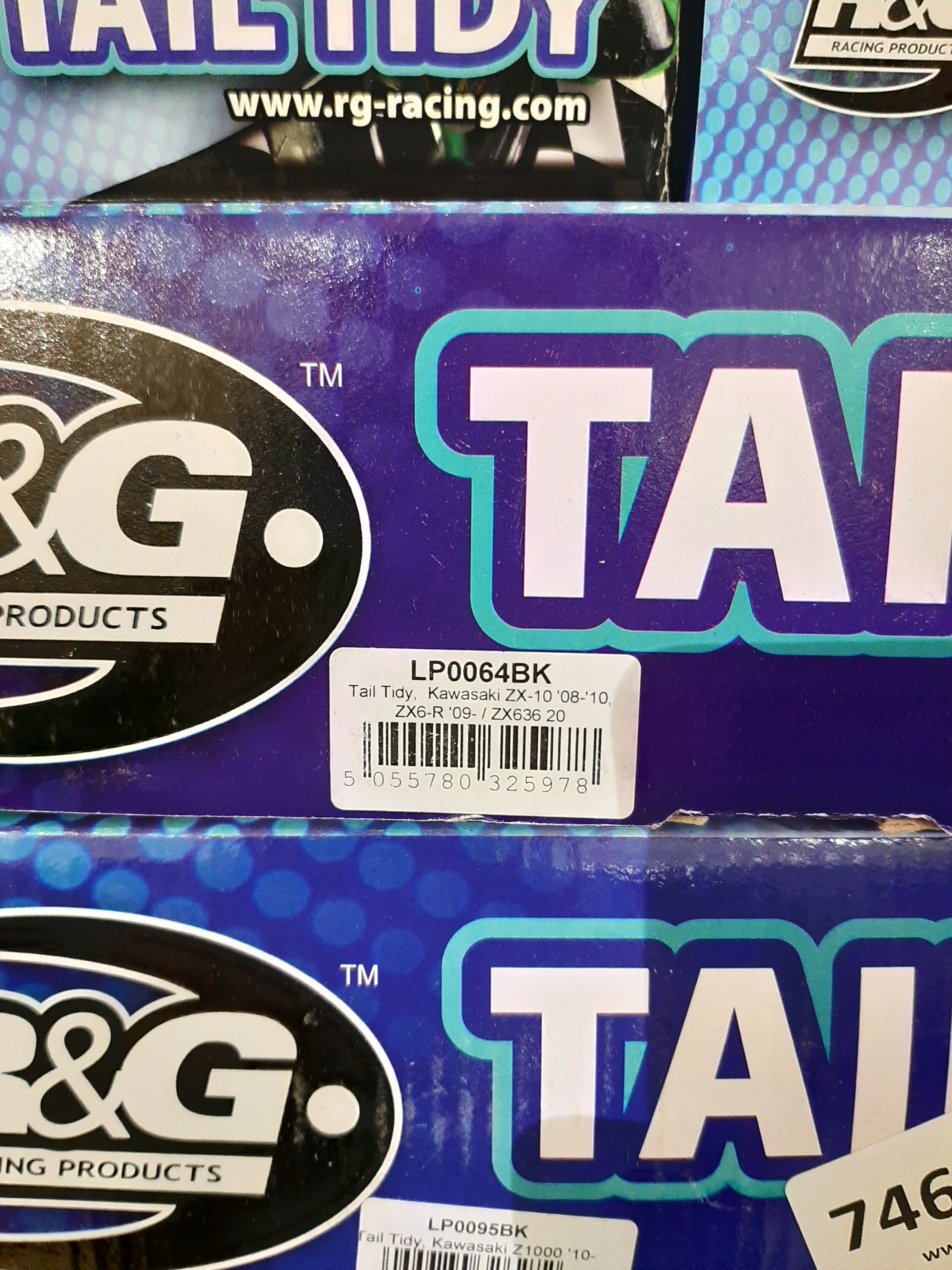 License plate holder for Kawasaki (tail tidy) - R&G - PS Auction