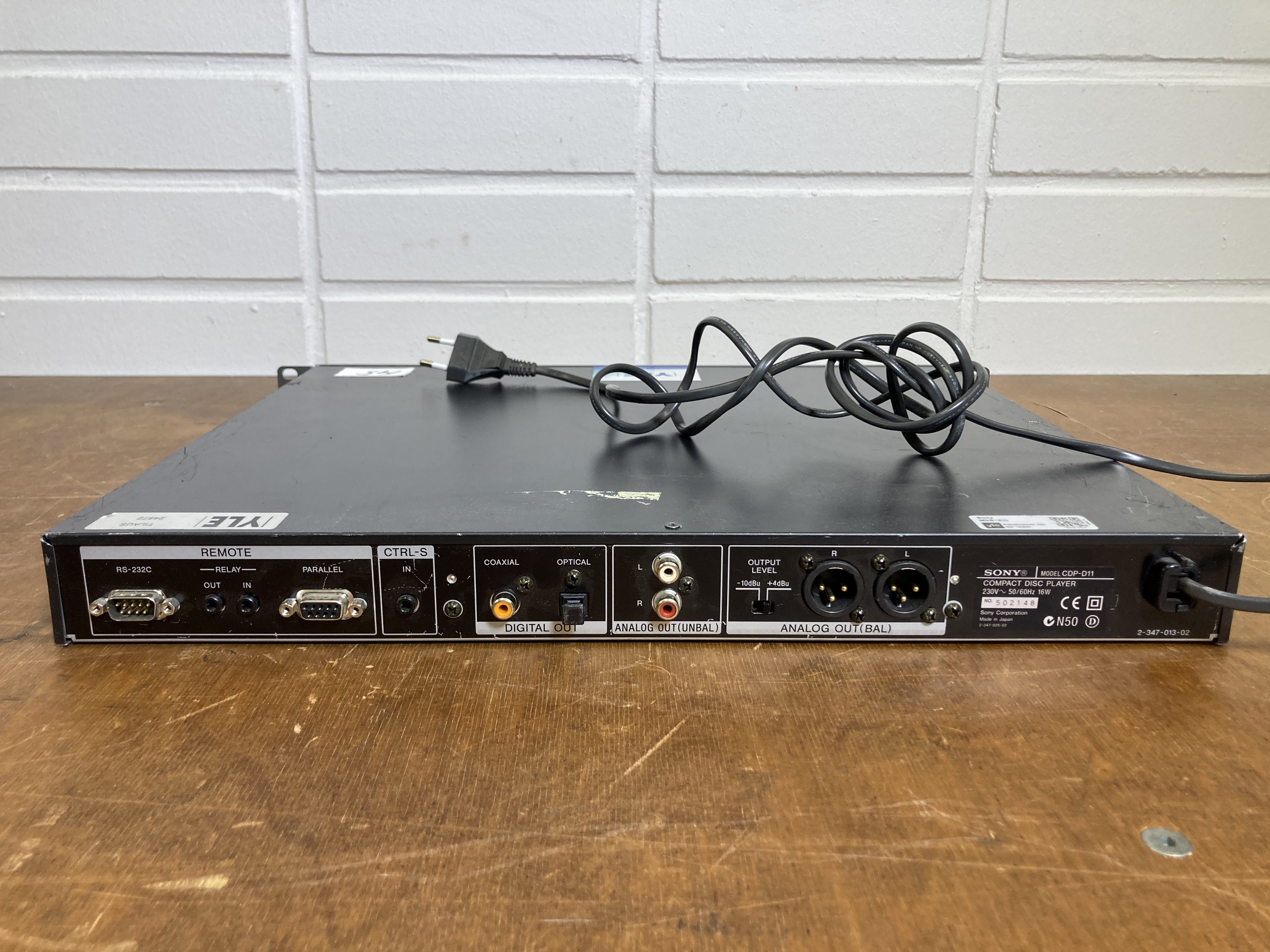 在庫限り品 SONY CDプレーヤー CDP-D11