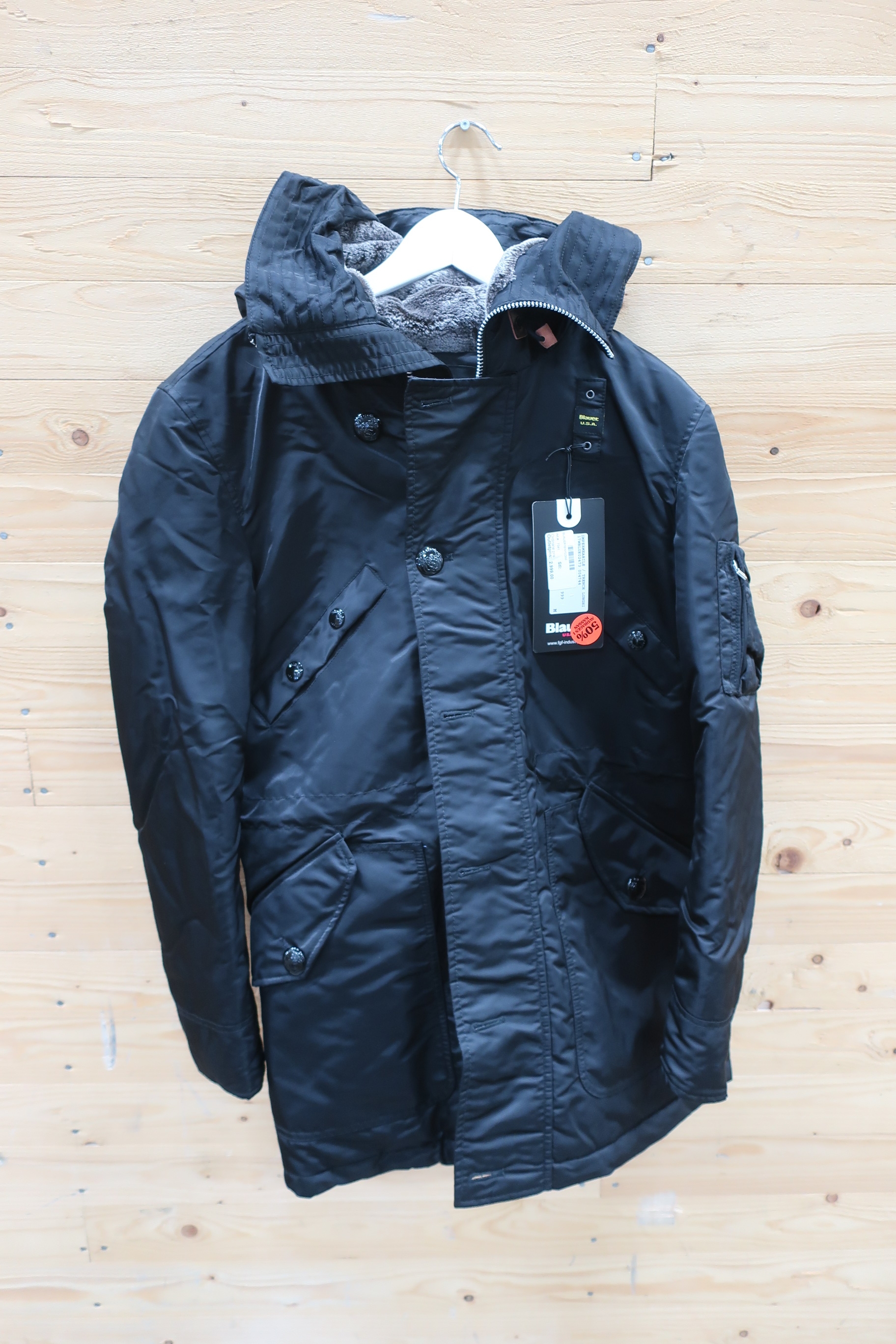 Jacka Blauer USA Trench Lunghi M Nätauktioner Vinterjacka Blauer USA impermeabile trench lunghi S