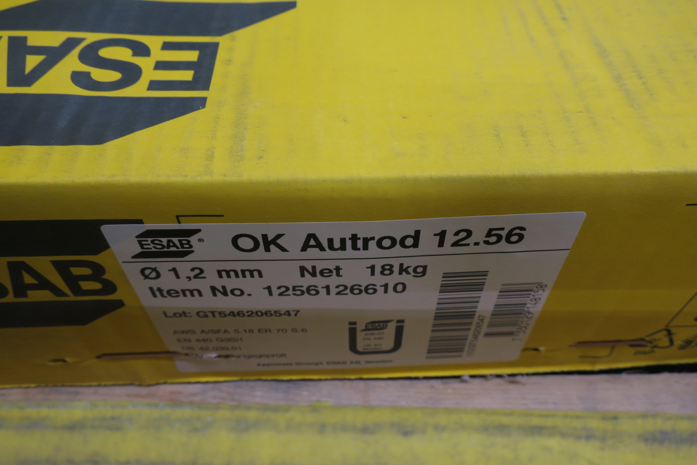 Welding wire Esab OK Autrod 12.56 - Free shipping - PS Auction - We value  the future - Largest in net auctions
