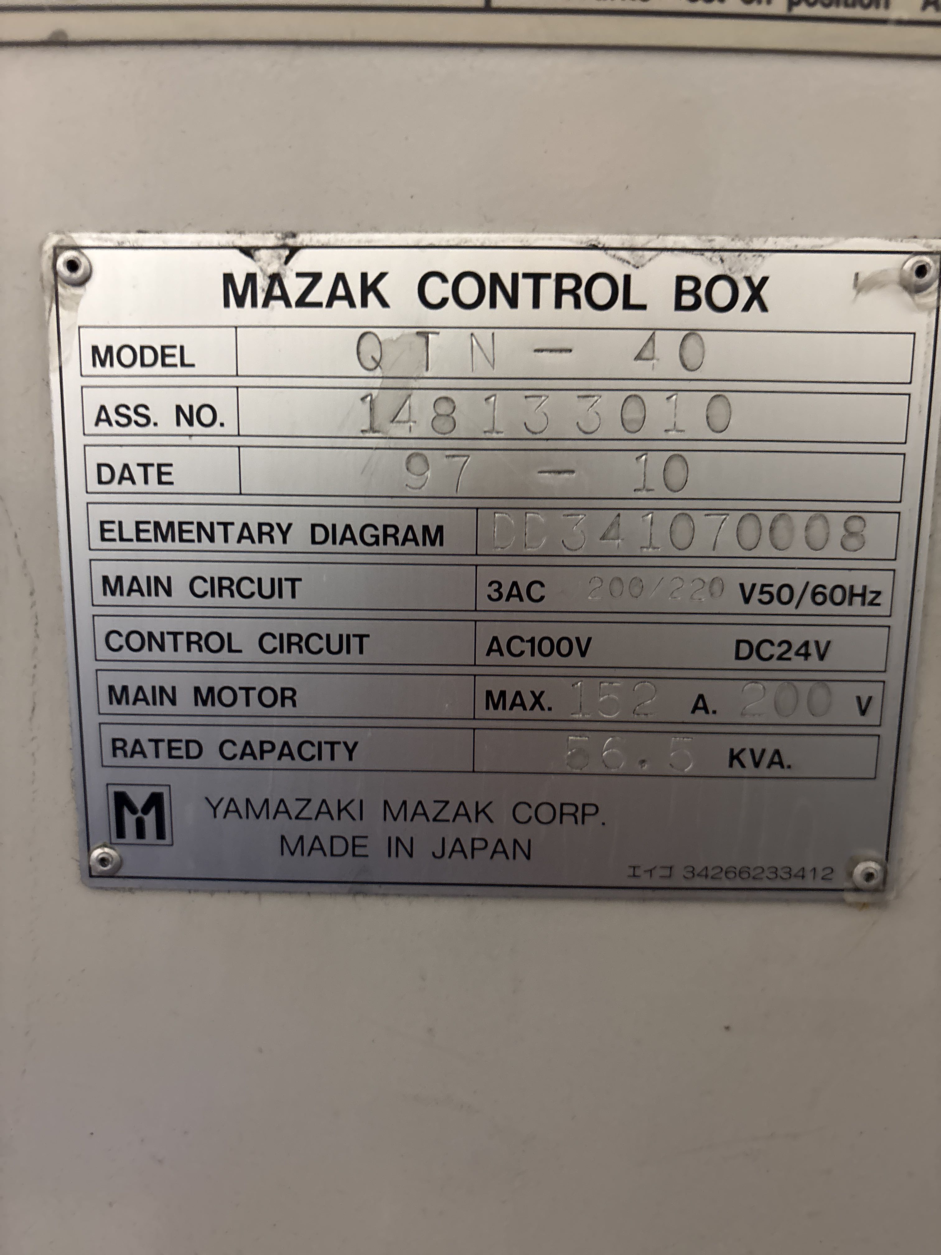 CNC lathe - Mazak Quick Turn QTN-40 - 1997 - PS Auction - We value