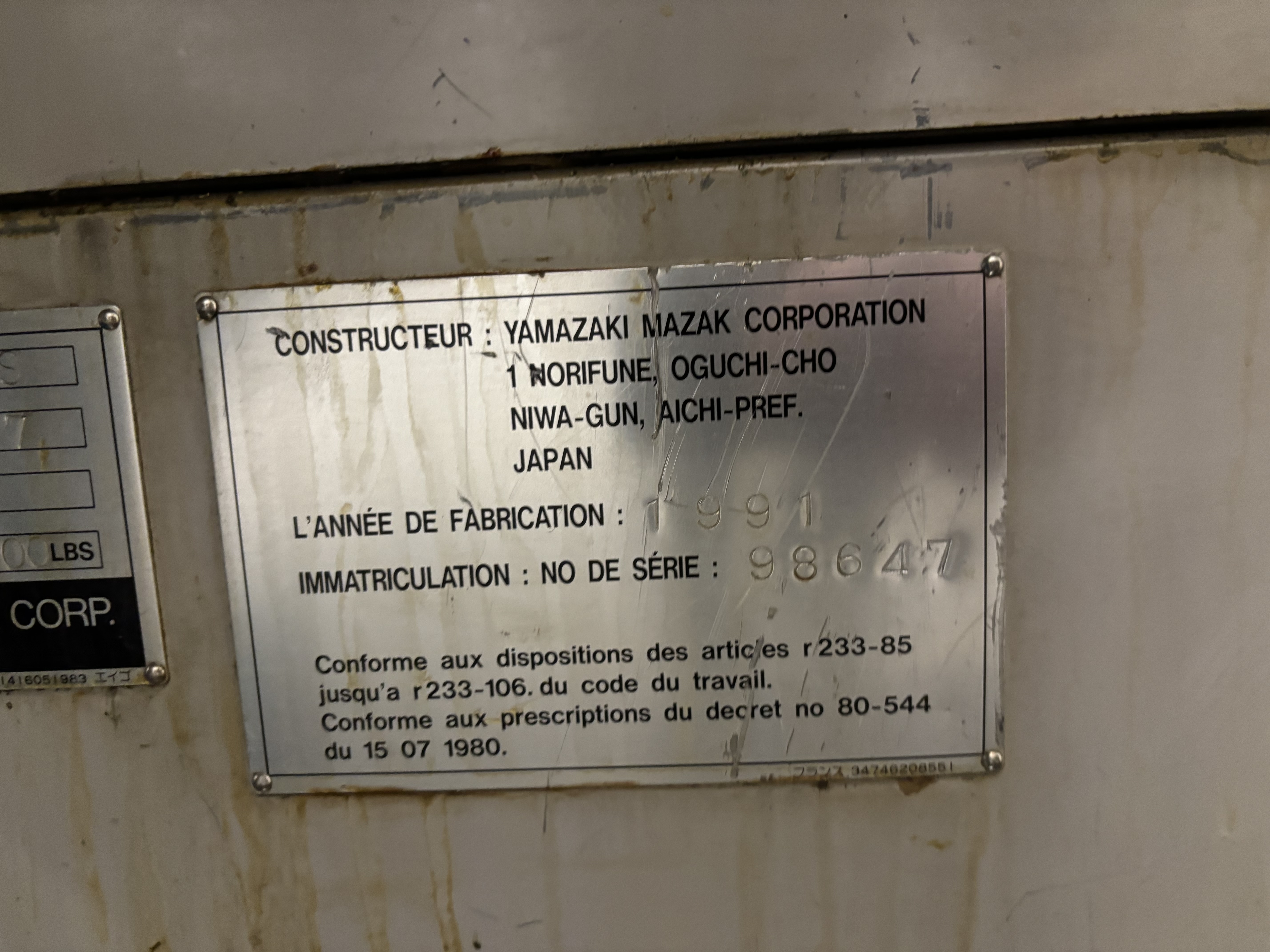 CNC lathe with accessories - Mazak SQT-15MS -1991 | PS Auction
