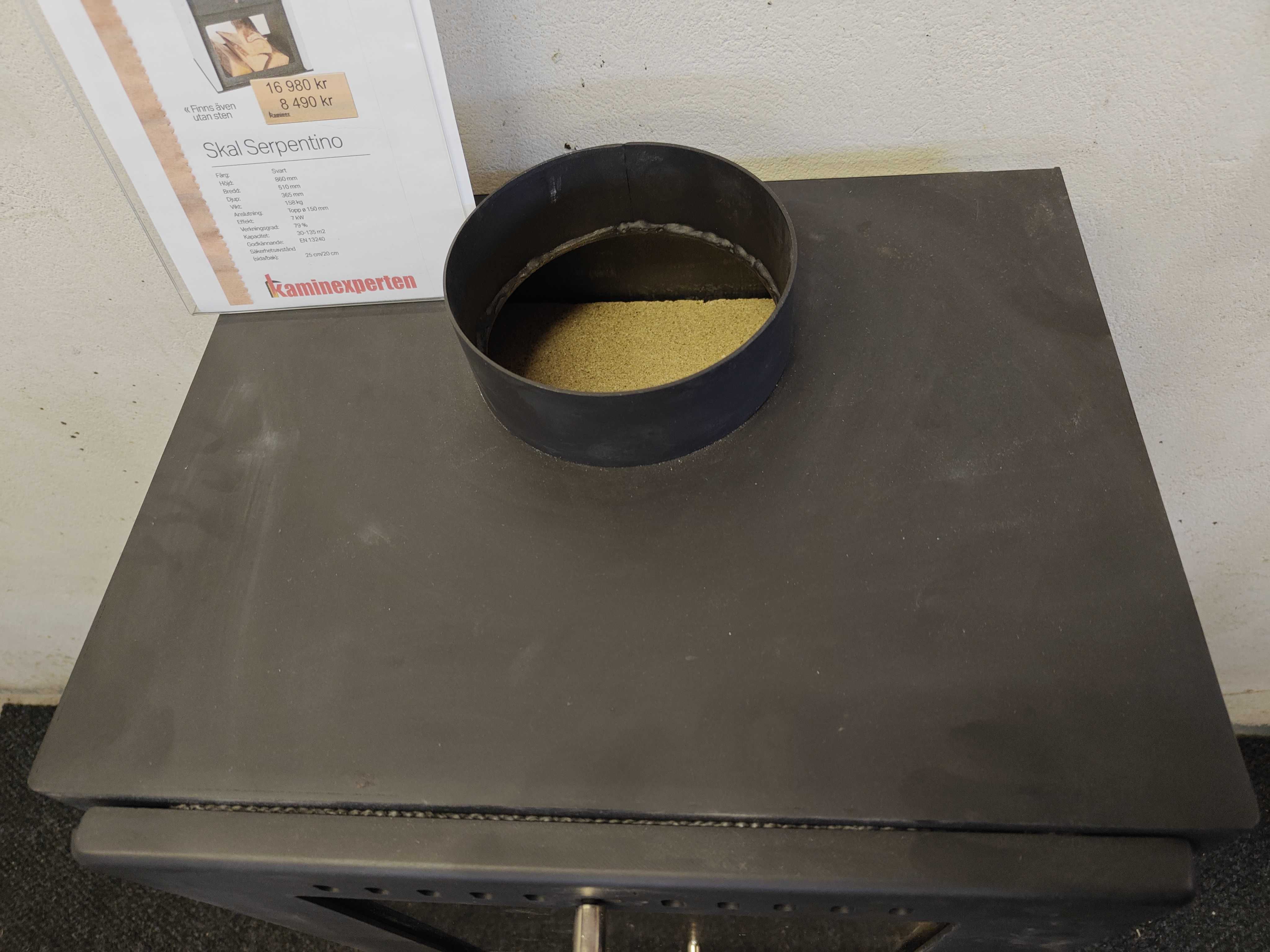 Stove Shell New wood-burning stove Shell Serpentino - PS Auction - We value the ...
