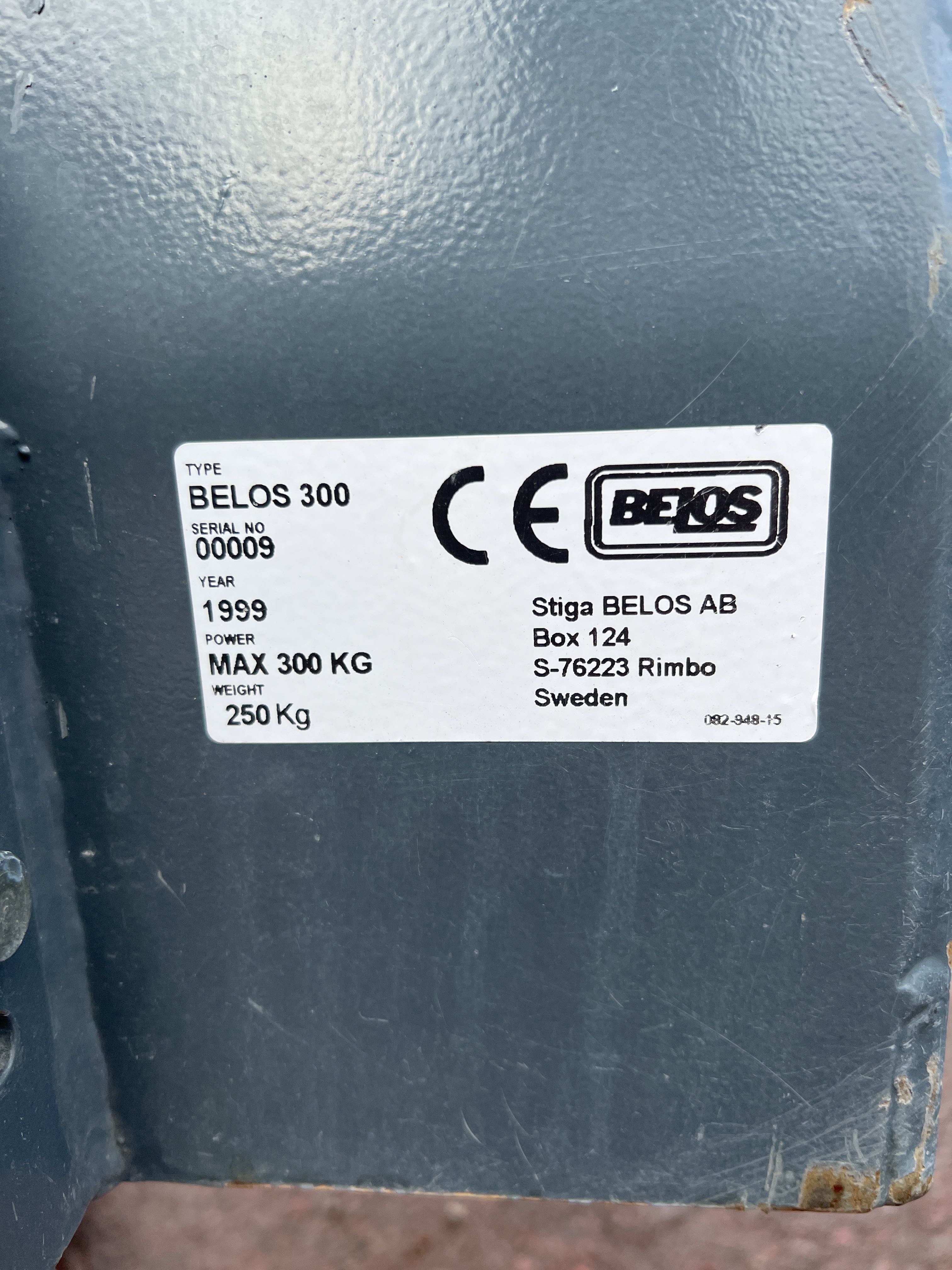 Belos 300 front loader - PS Auction - We value the future - Largest in ...