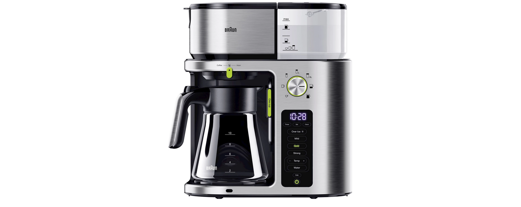 Coffee maker Braun MultiServe Coffee Machine + Hot Water KF9170SI PS