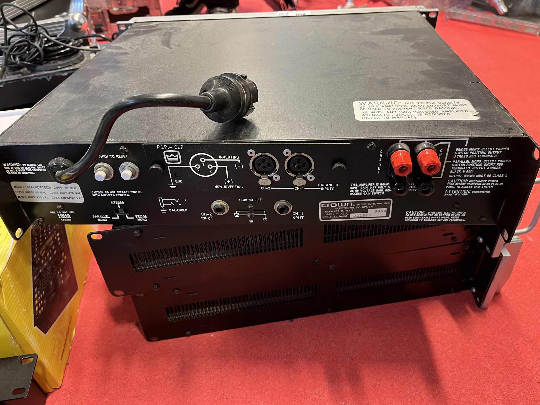 Crown macro Tech Amcron 2400 final stage - PS Auction - We value 