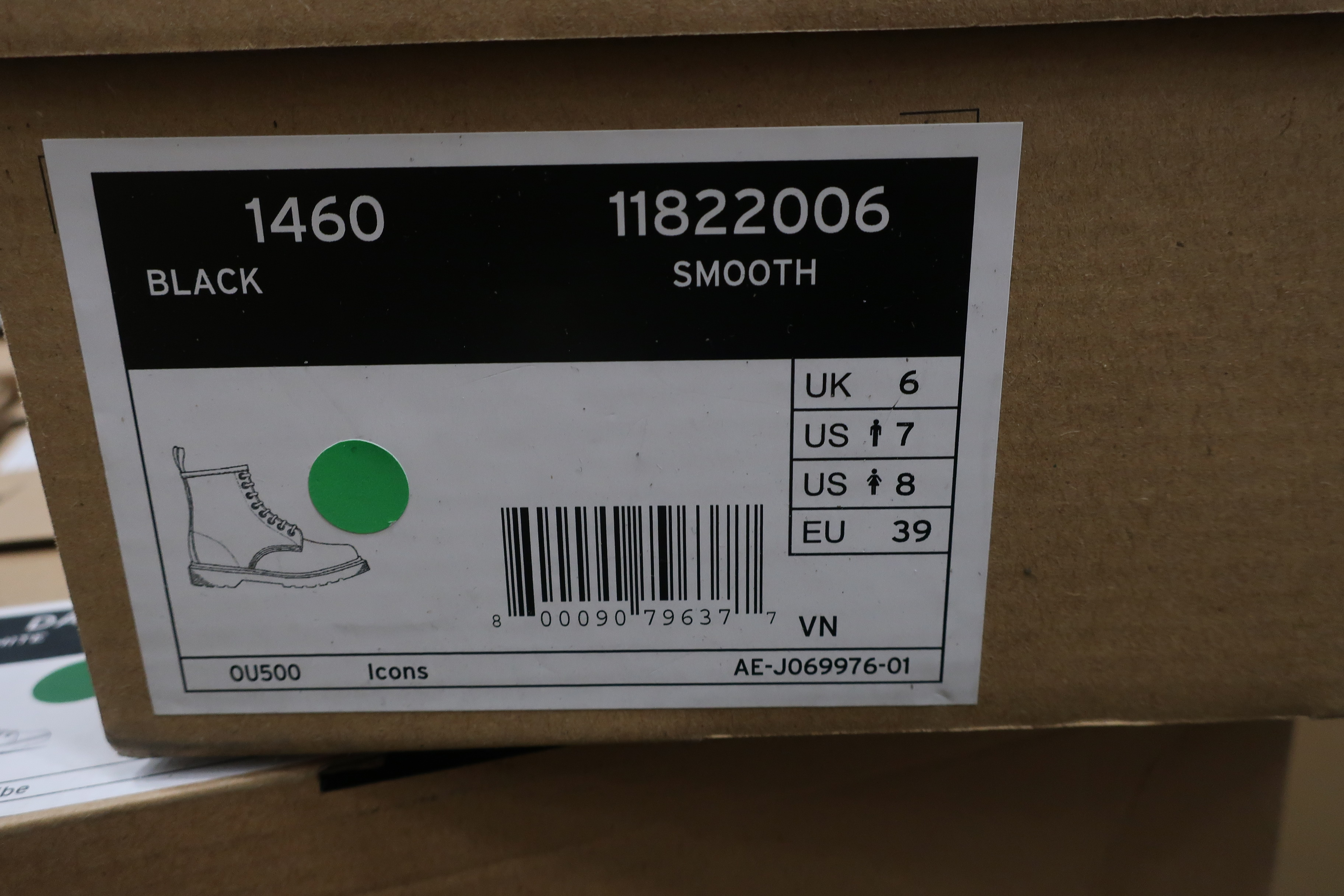 Boot Dr.Martens 1460 Black Size: 39 - PS Auction - We value the future -  Largest in net auctions