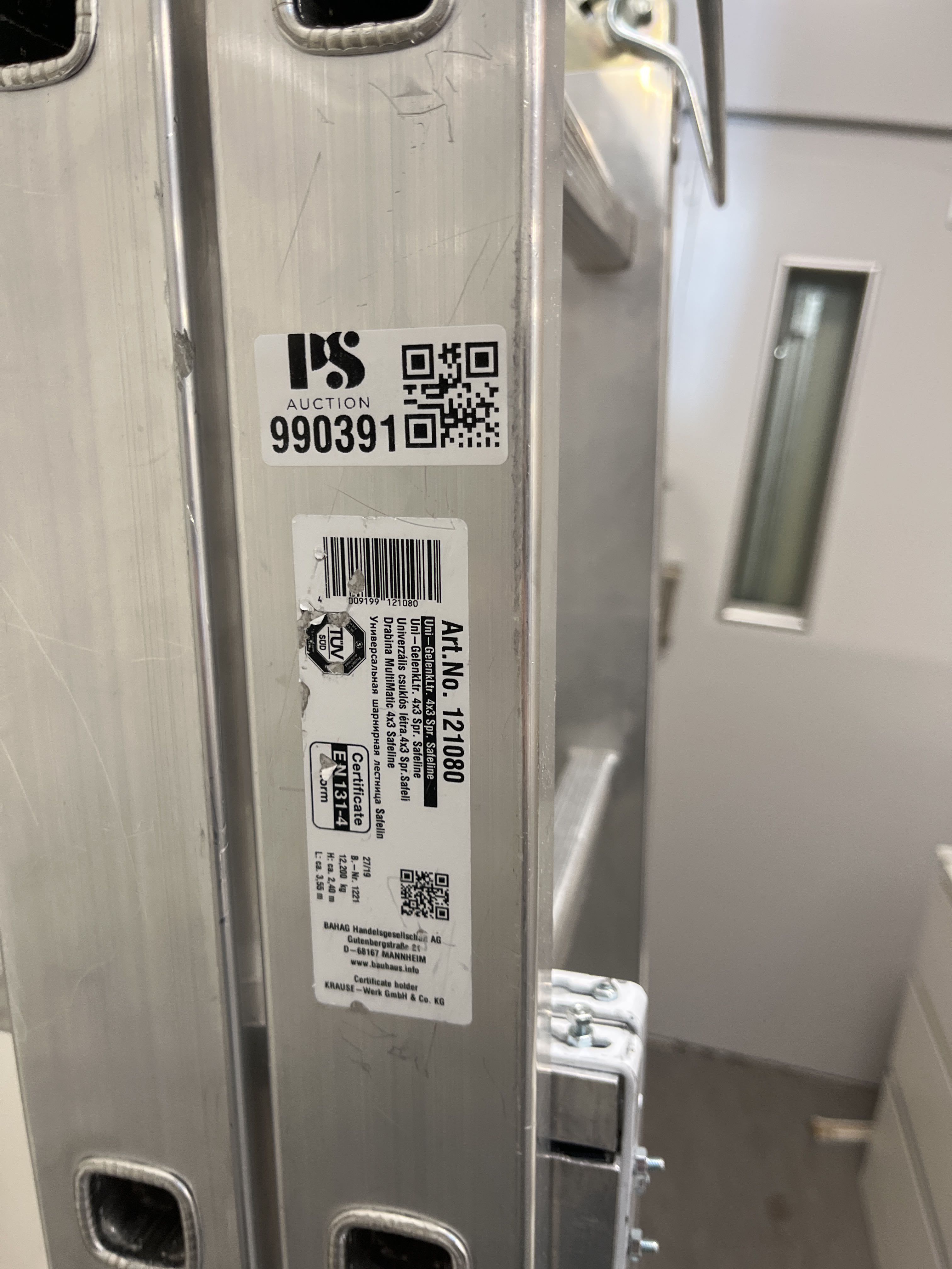 Work ladder Bauhaus PS Auction We value the future Largest in net