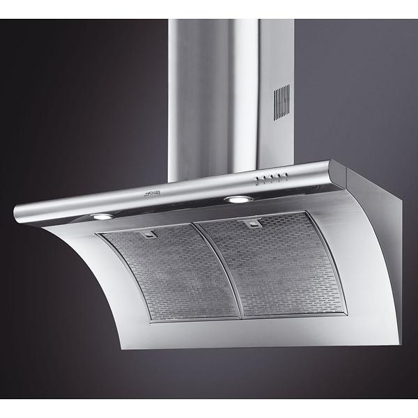Köksfläkt rostfri/krom 90cm Smeg KSEP920X - Auktioner online ...