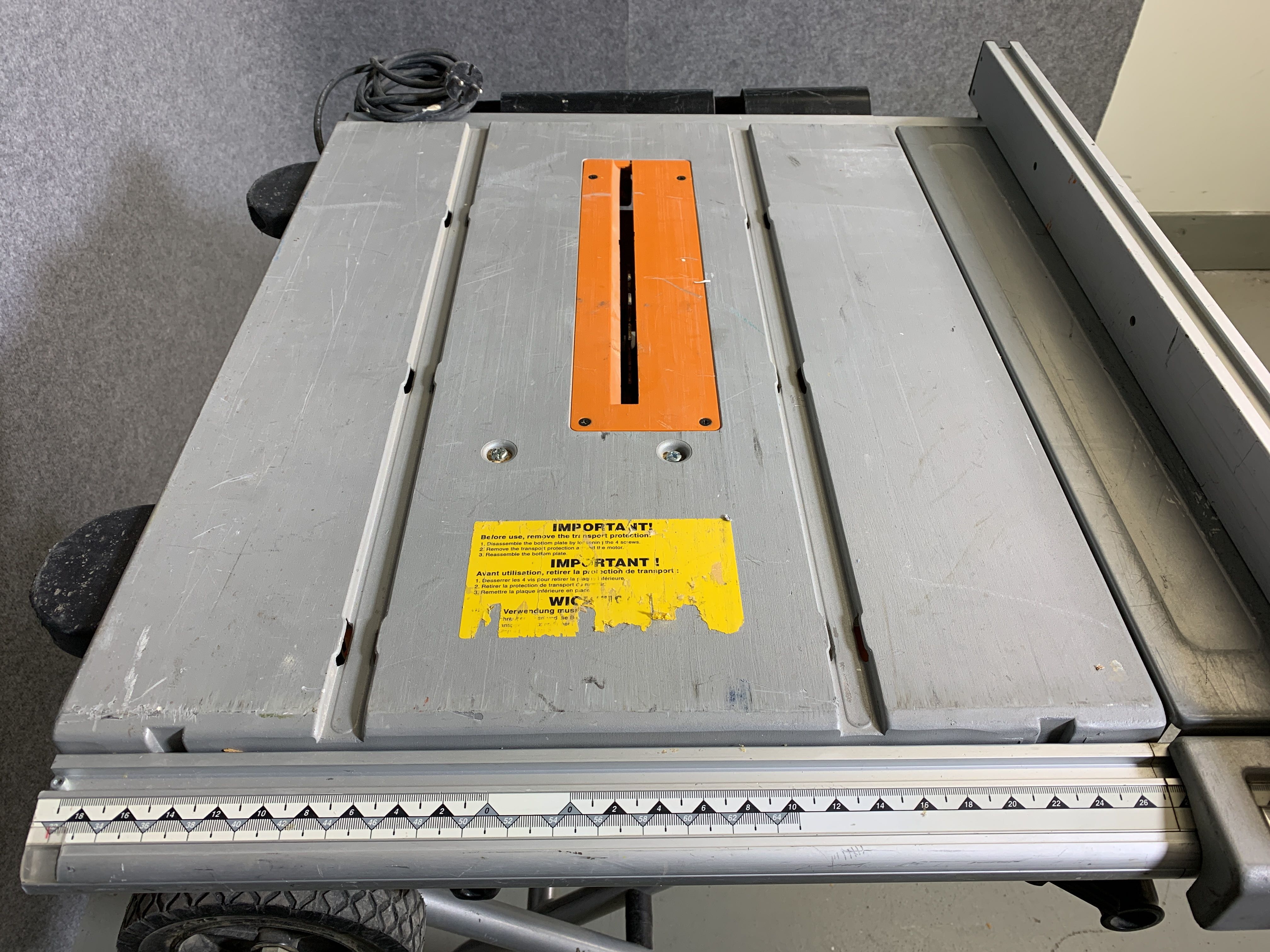 Saw table AEG TS 250K - PS Auction - We value the future
