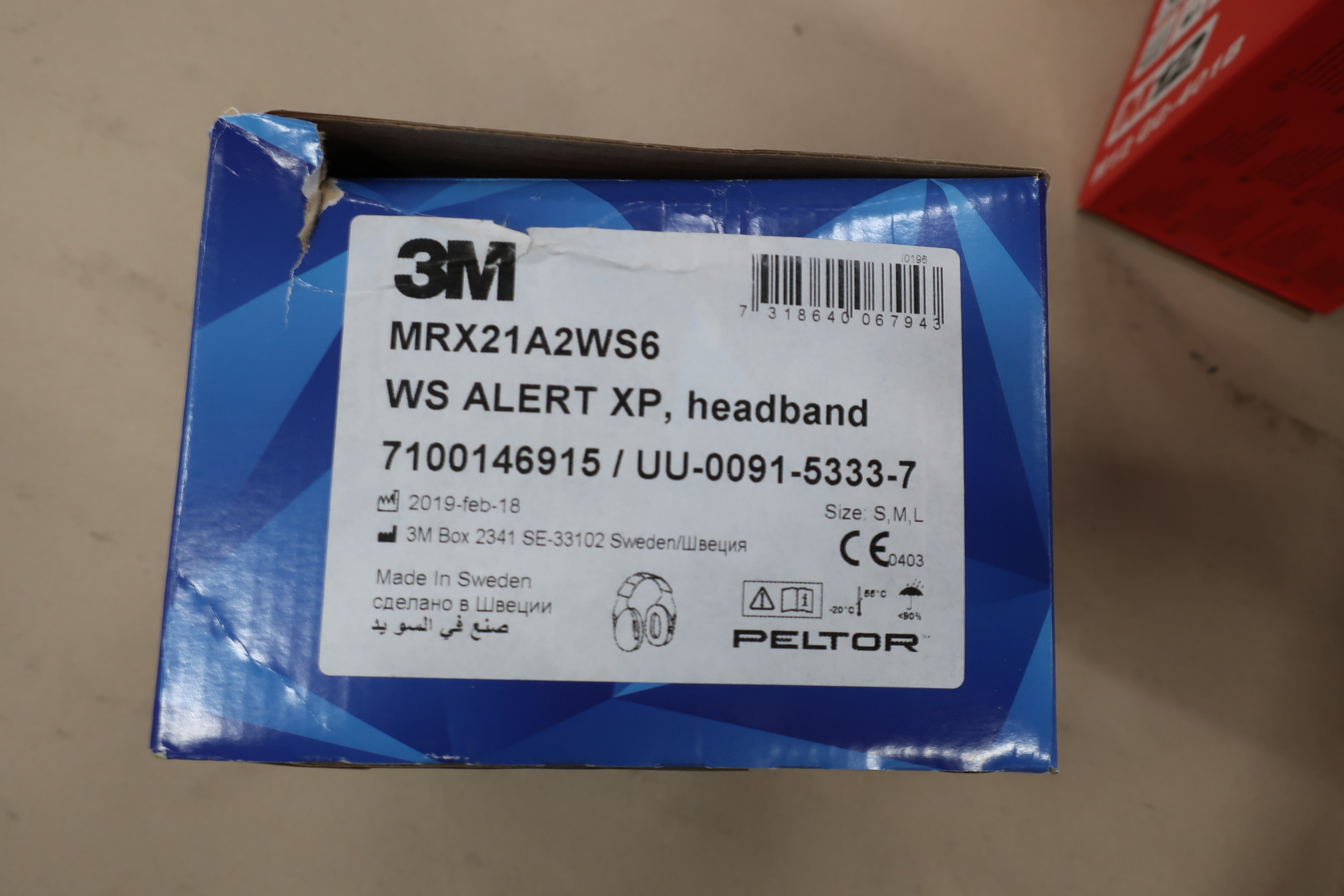 Hearing protection 3M Peltor WS Alert 