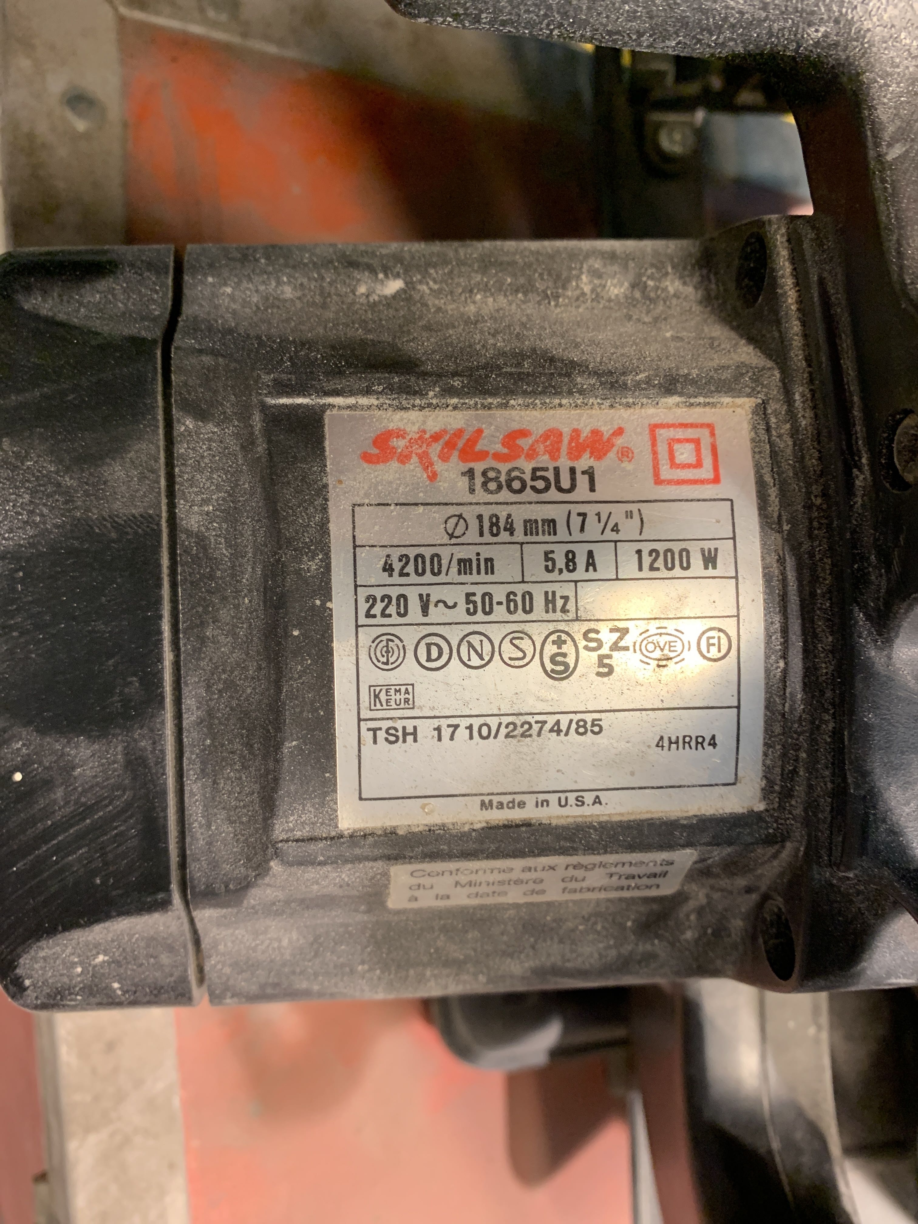 Circular saw Skilsaw 1865U1 without 