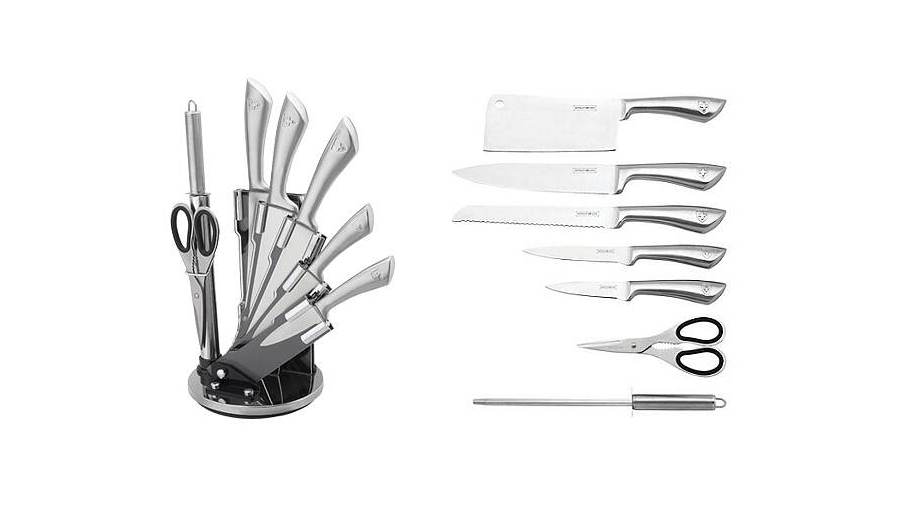 The stainless steel knife set from Royalty Line PS Auction We value