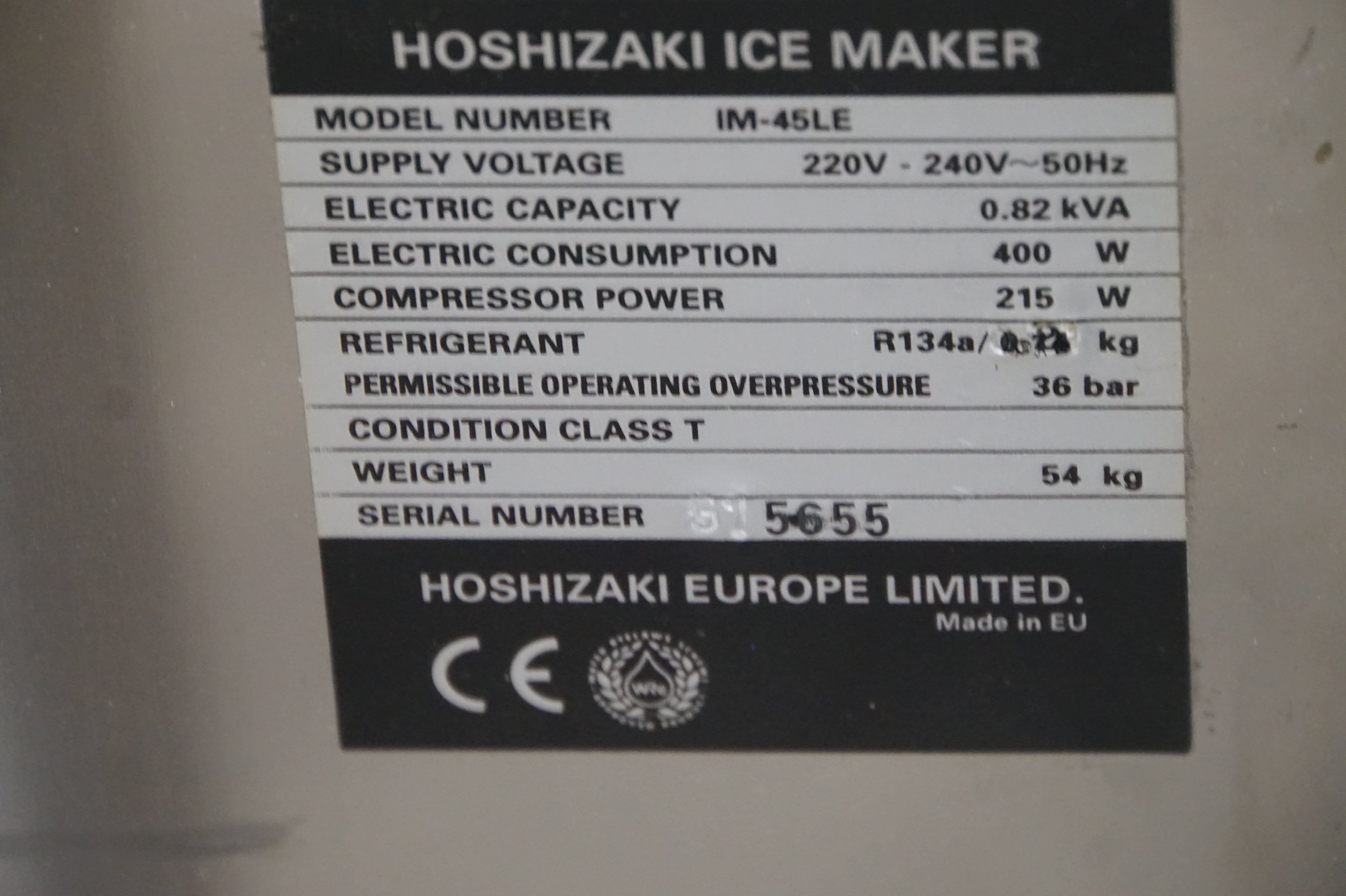 Ice machine 