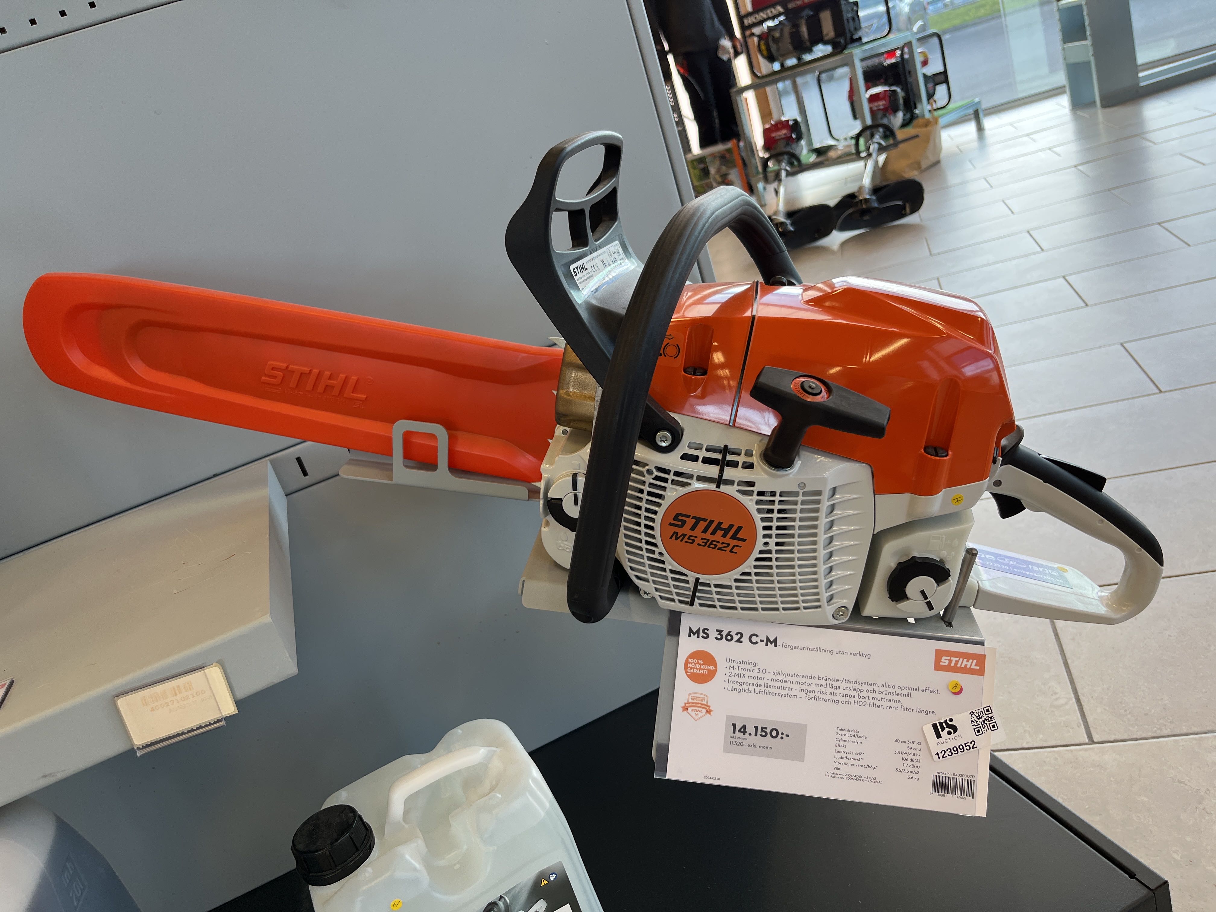 MS★ New Stihl MS 362 C-M 25 in. Lightweight Bar w/ Filing Kit
