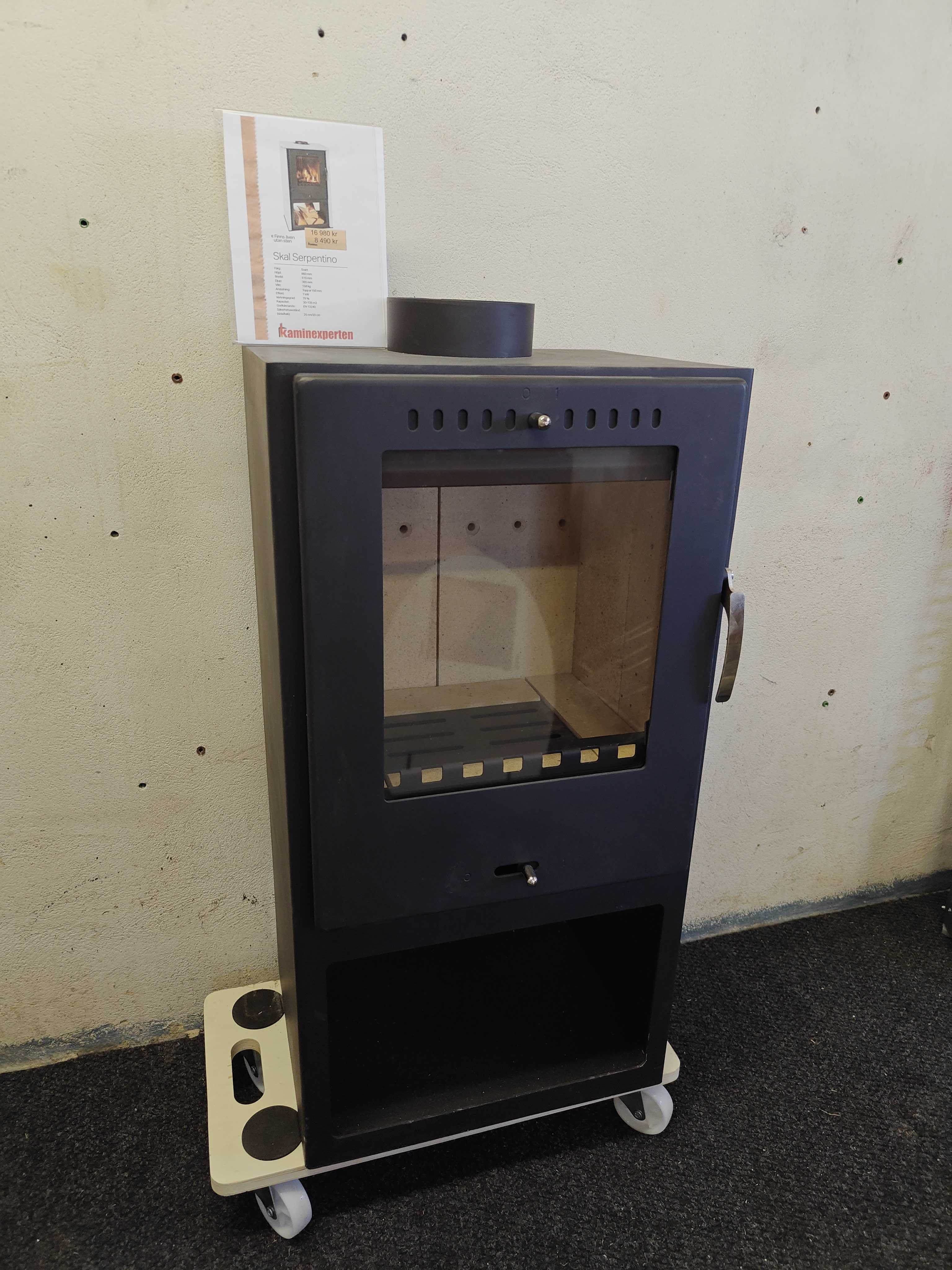 Stove Shell New wood-burning stove Shell Serpentino - PS Auction - We value the ...