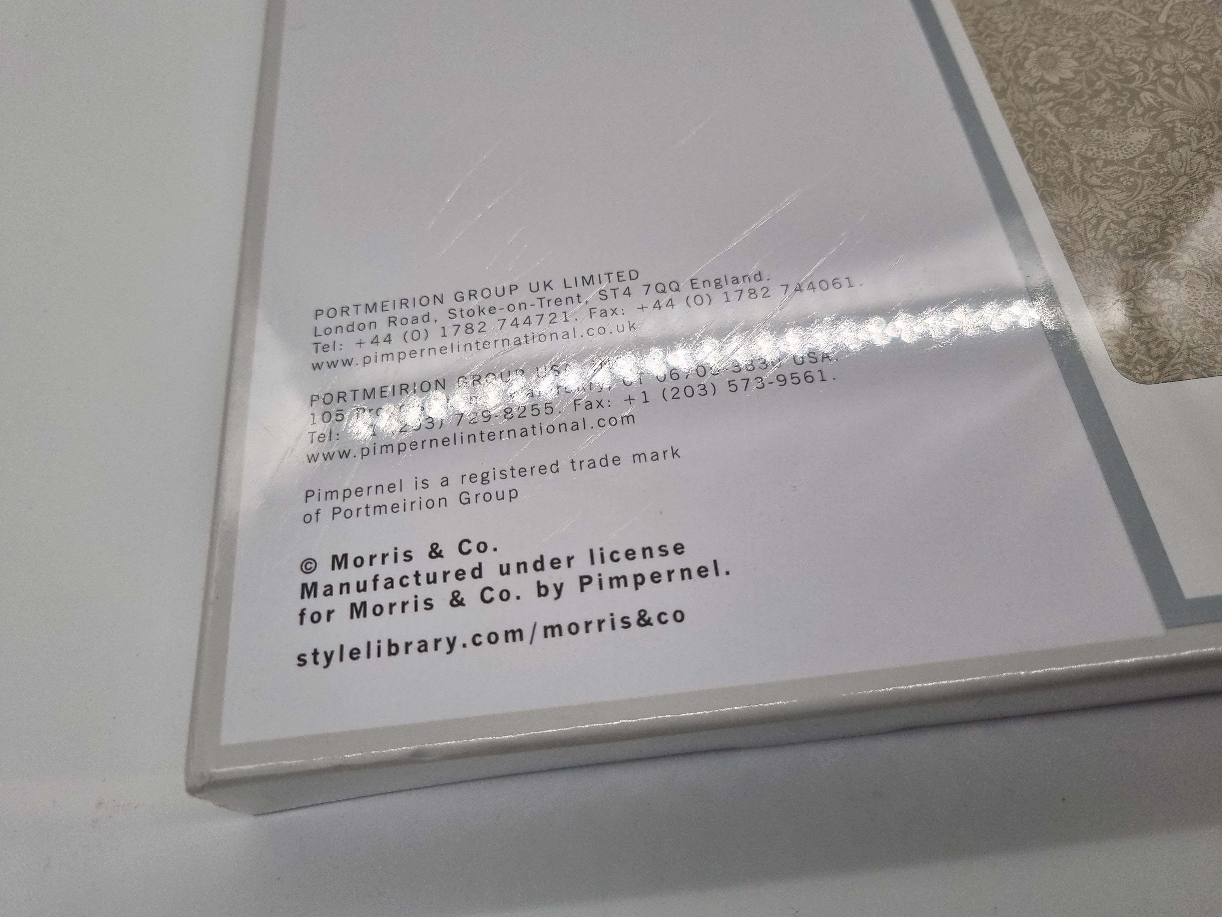 Moris Tablet 12 pcs Morris & Co Tablet 30x40 cm - Shipping included - PS Auction ...