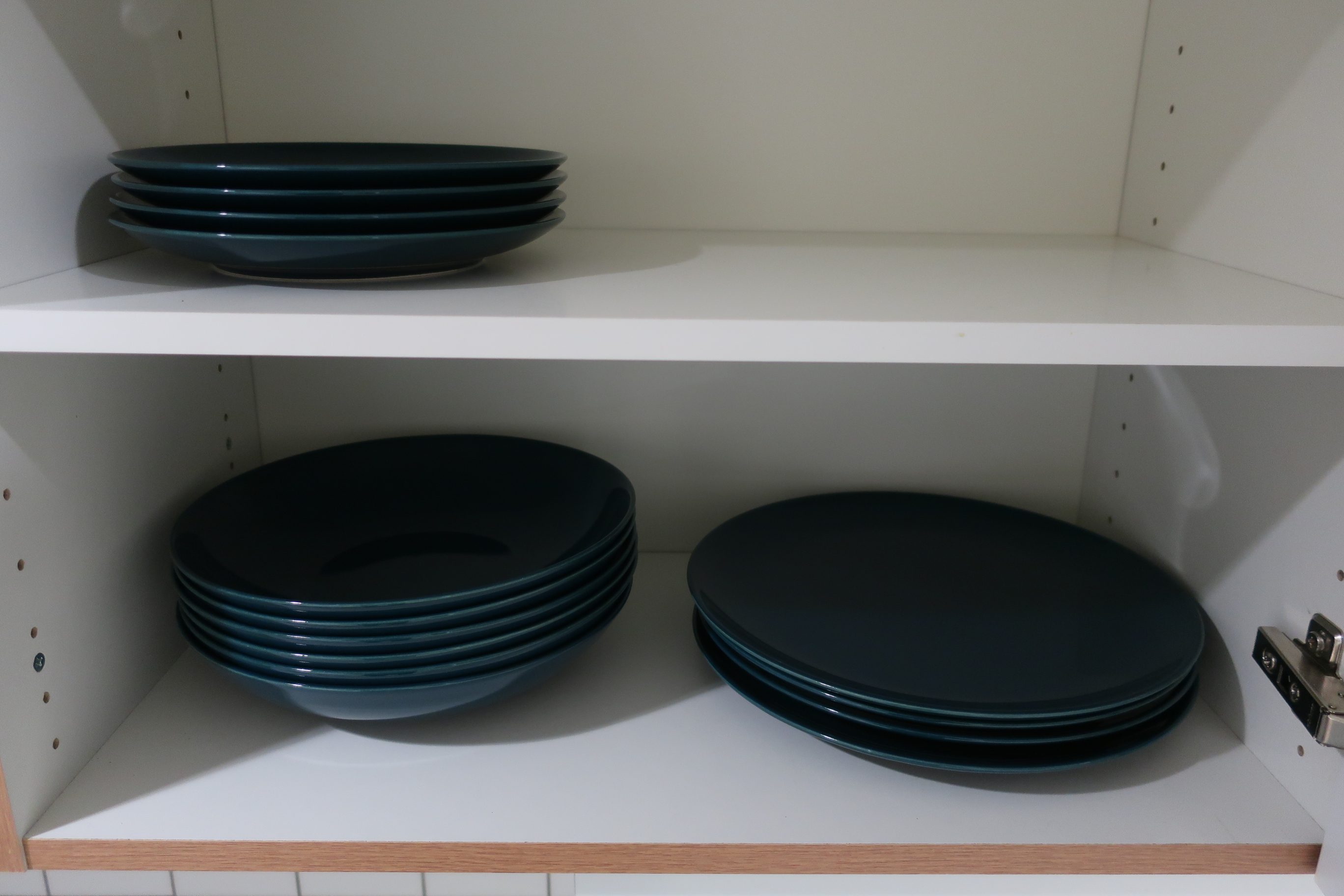 Various household utensils plates, cutlery, cups & glasses PS