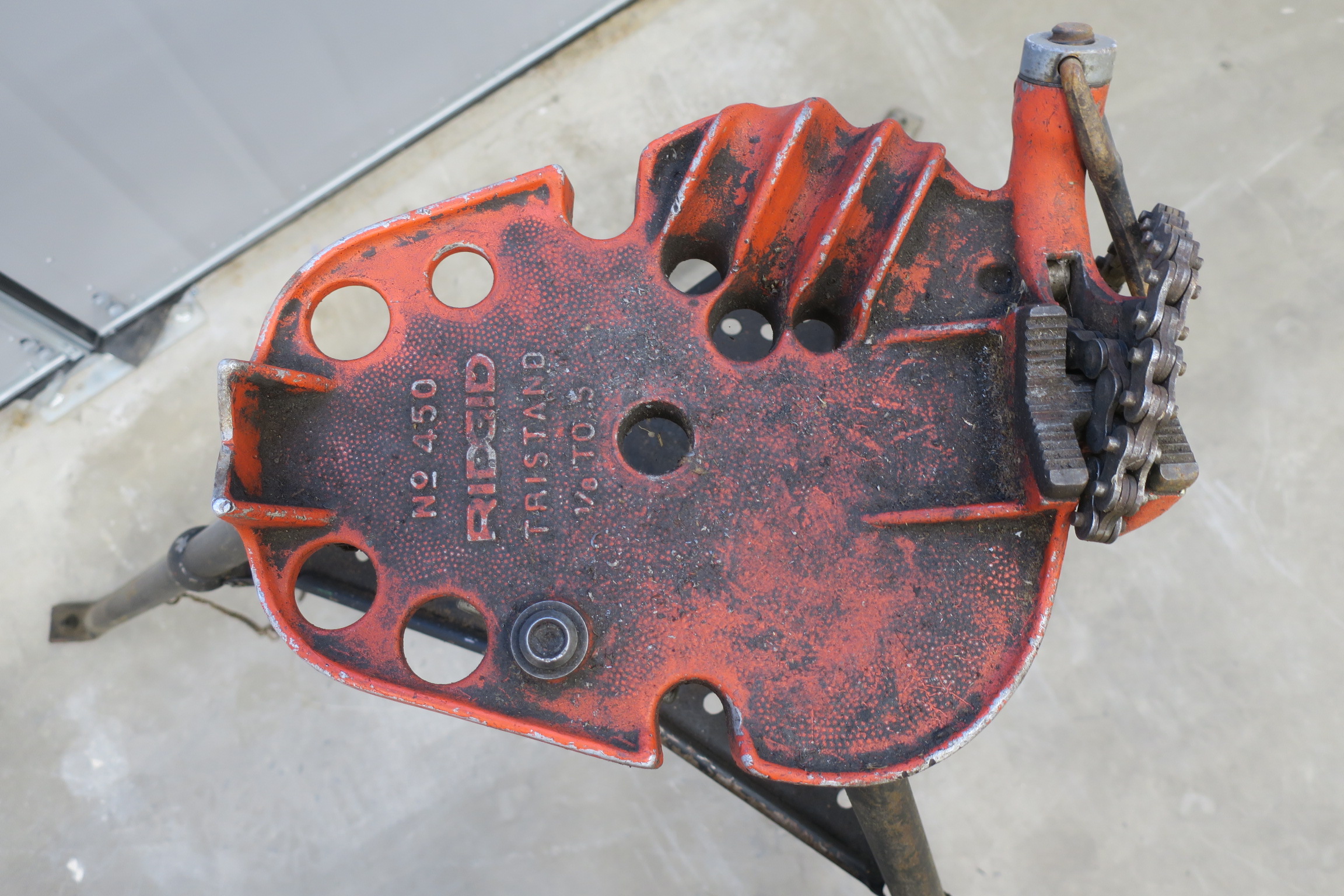 Pipe bender tripod Ridgid 450 PS Auction We value the future