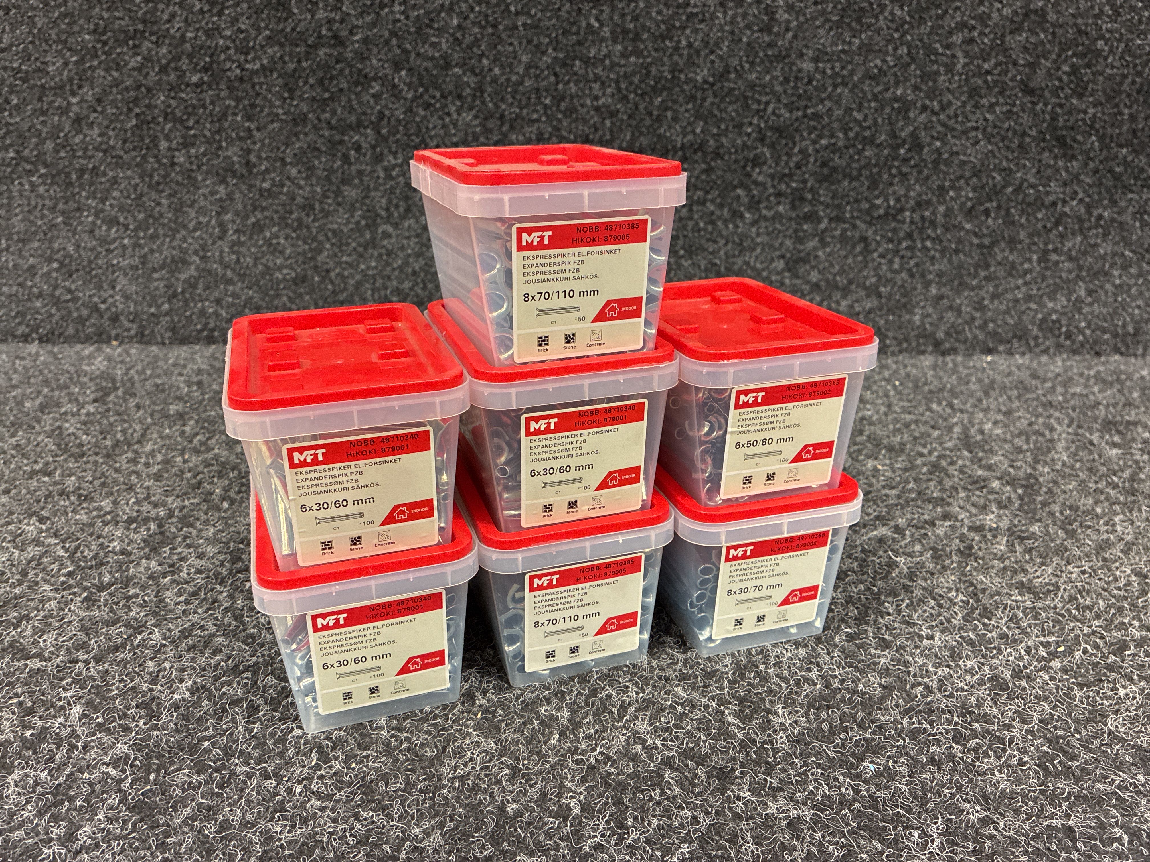 7 pcs Packs Expander nail, MFT - PS Auction - We value the future ...