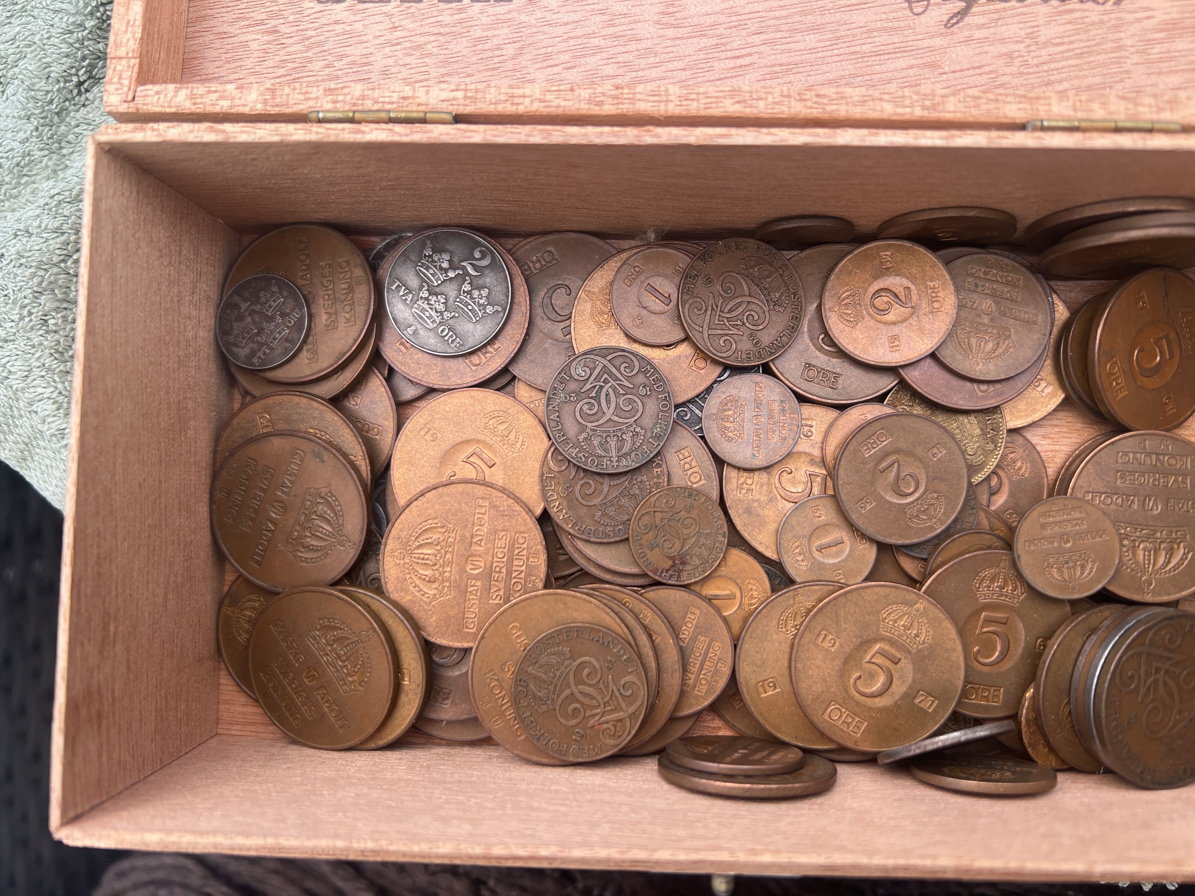 Large Coin Collection 7.6 kg 1 SEK 50.25.10.5 öre - PS