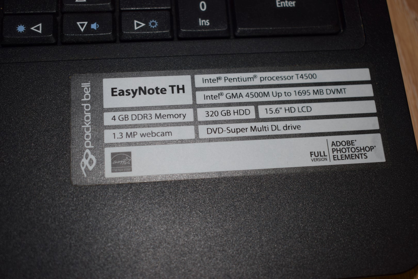 Lot De Pièces Détachées Pour PC Portable Packard Bell EasyNote P5WS0 - Occasion Fonctionnel