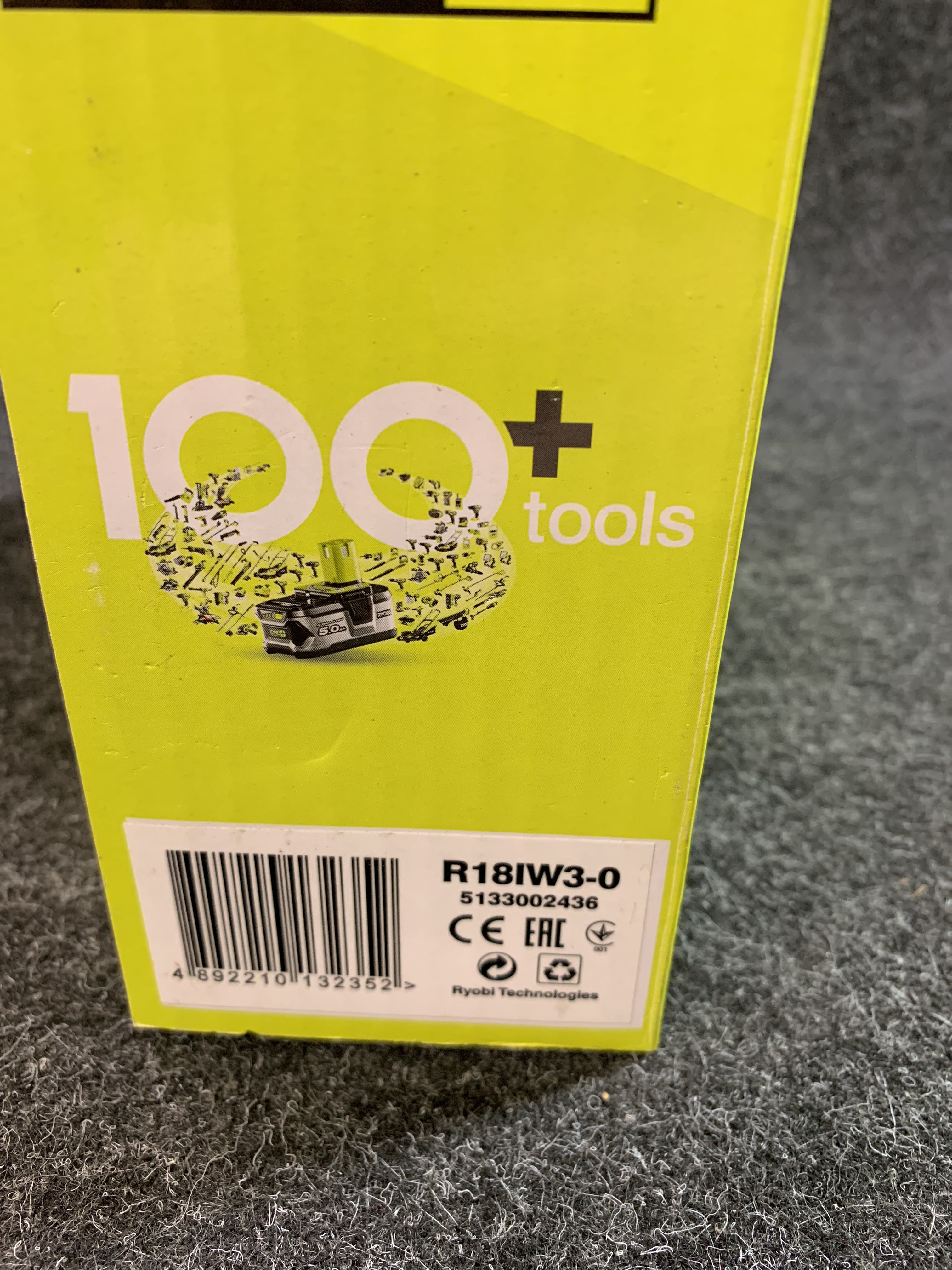 Nut driver Ryobi R18IW3-0 - PS Auction - We value the future - Largest ...