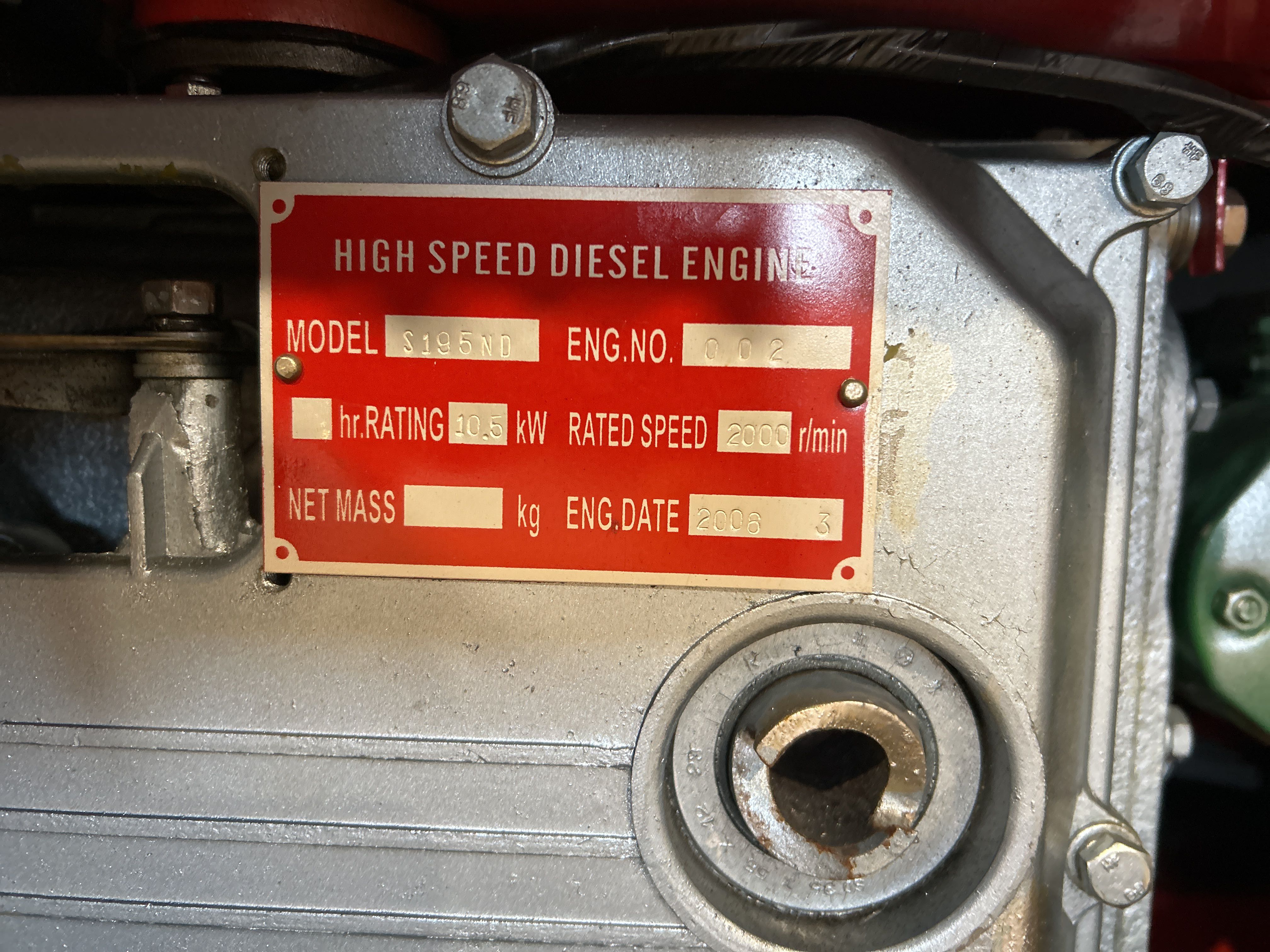 Diesel generator Jinfeng GF3-5 -2006 - PS Auction - We value the