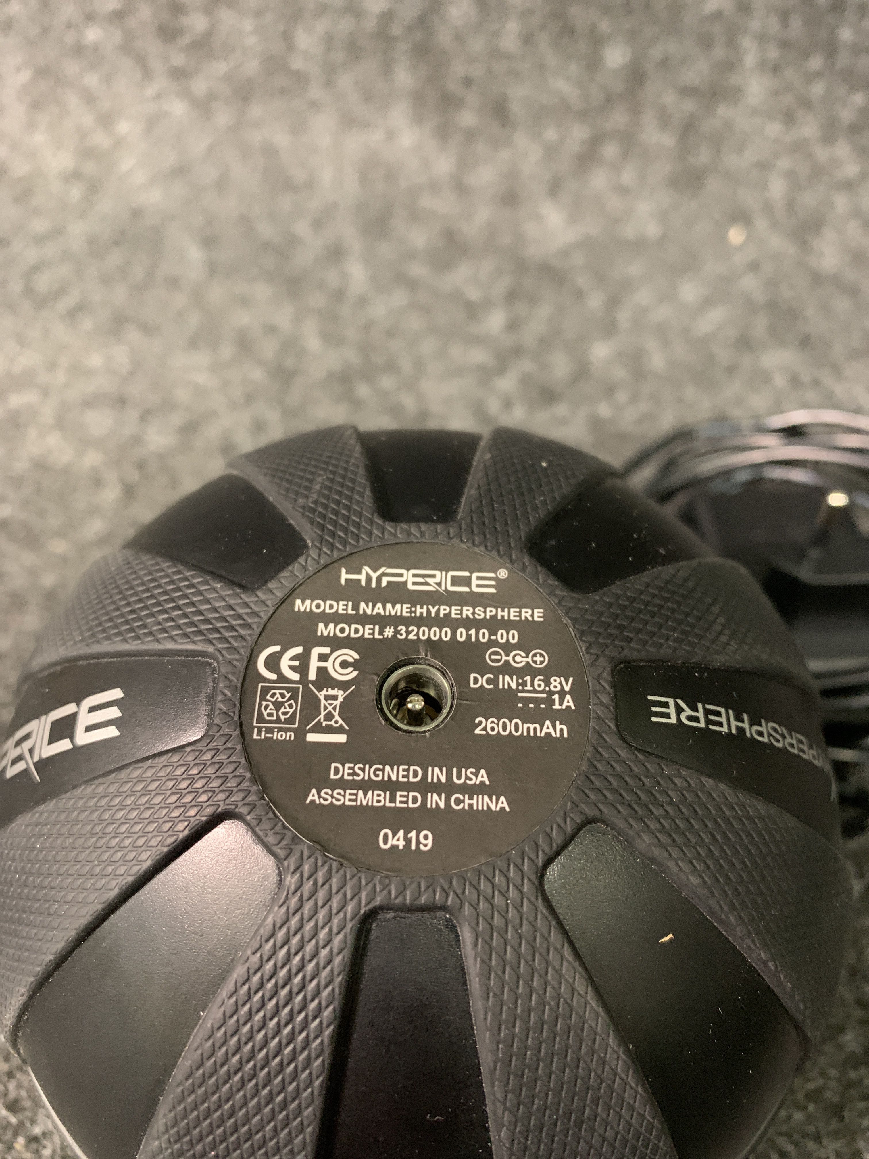 Vibrating massage ball Hyperice Hypersphere PS Auction We value the