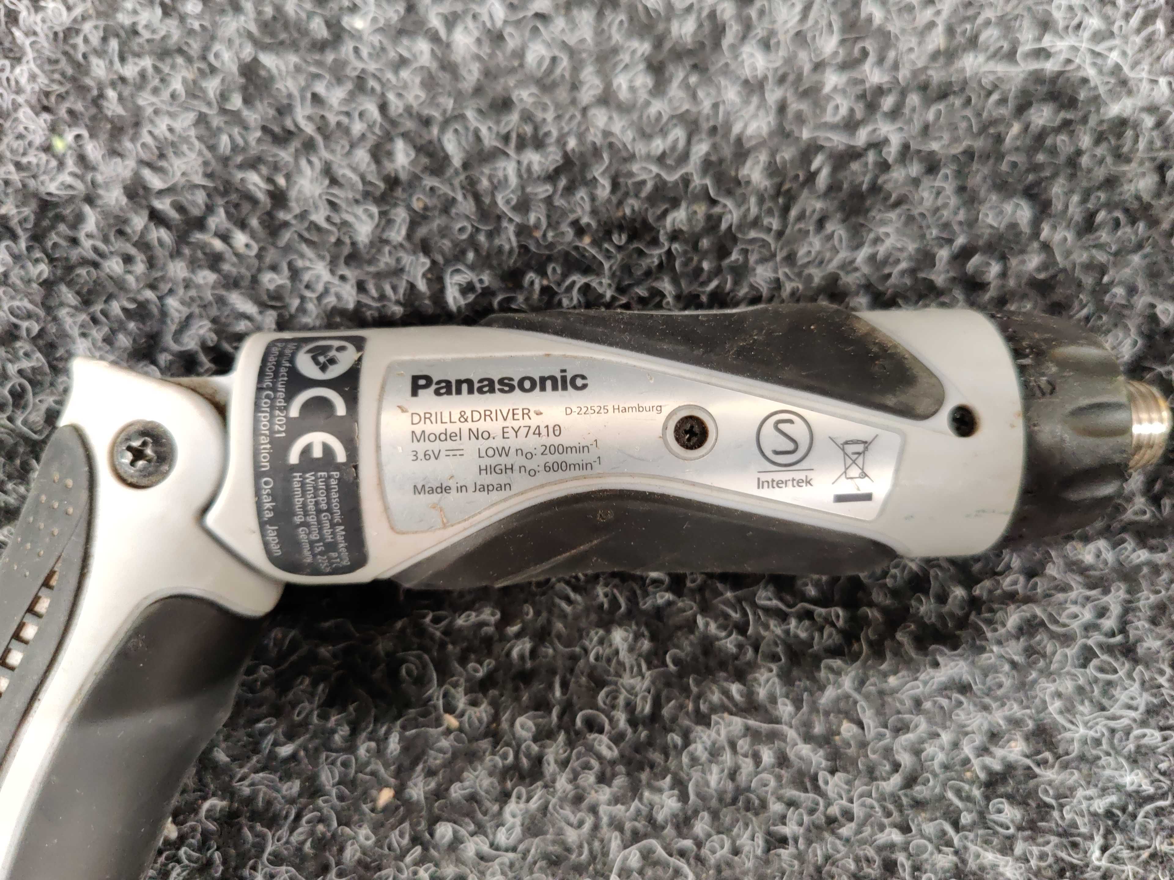 Tournevis-perceuse Panasonic EY7410 - 3.6V Li-Ion - Made In Japan - Occasion