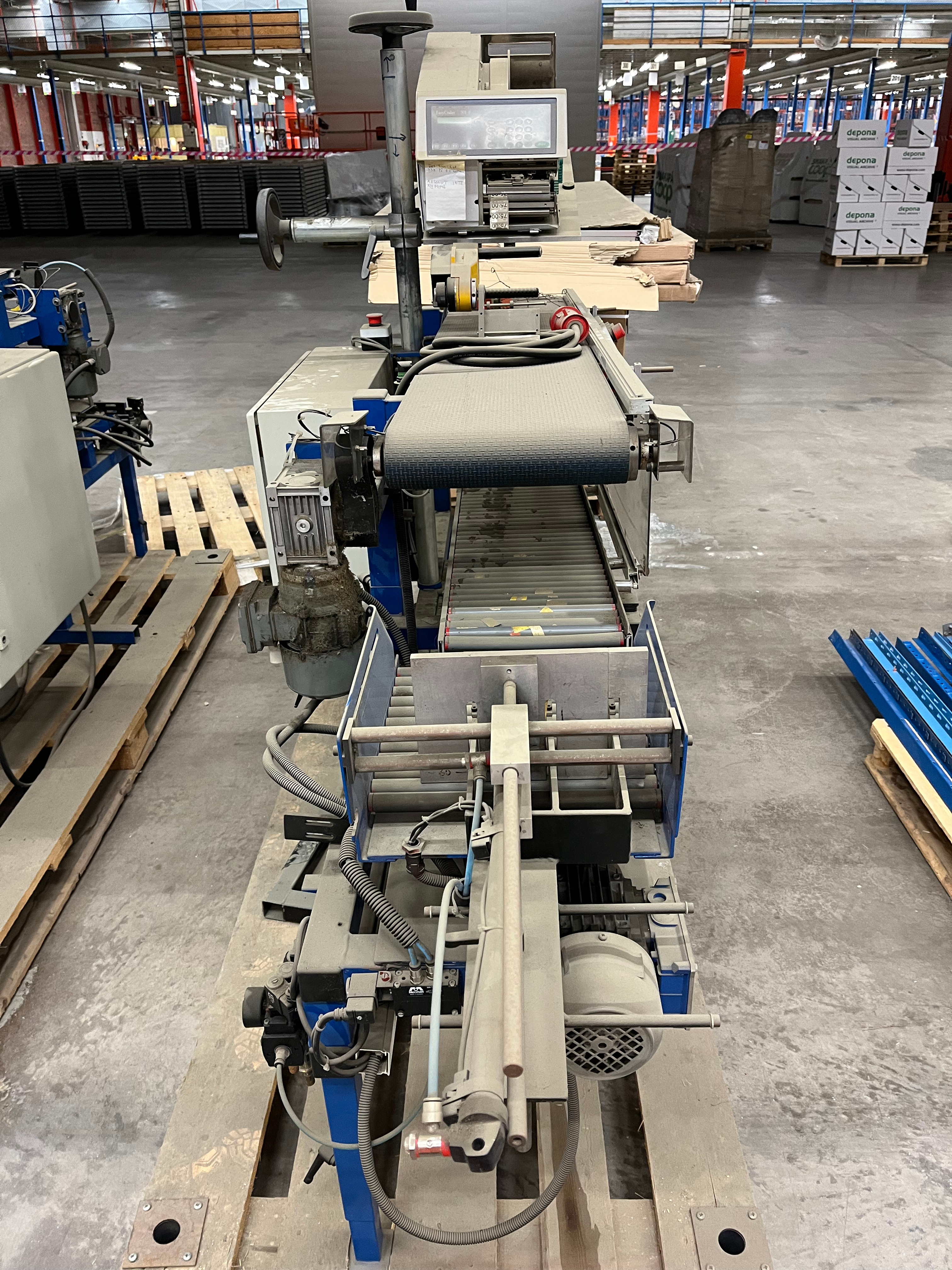 Automated label printer, EasyCoder 501E with conveyor belt - PS Auction ...