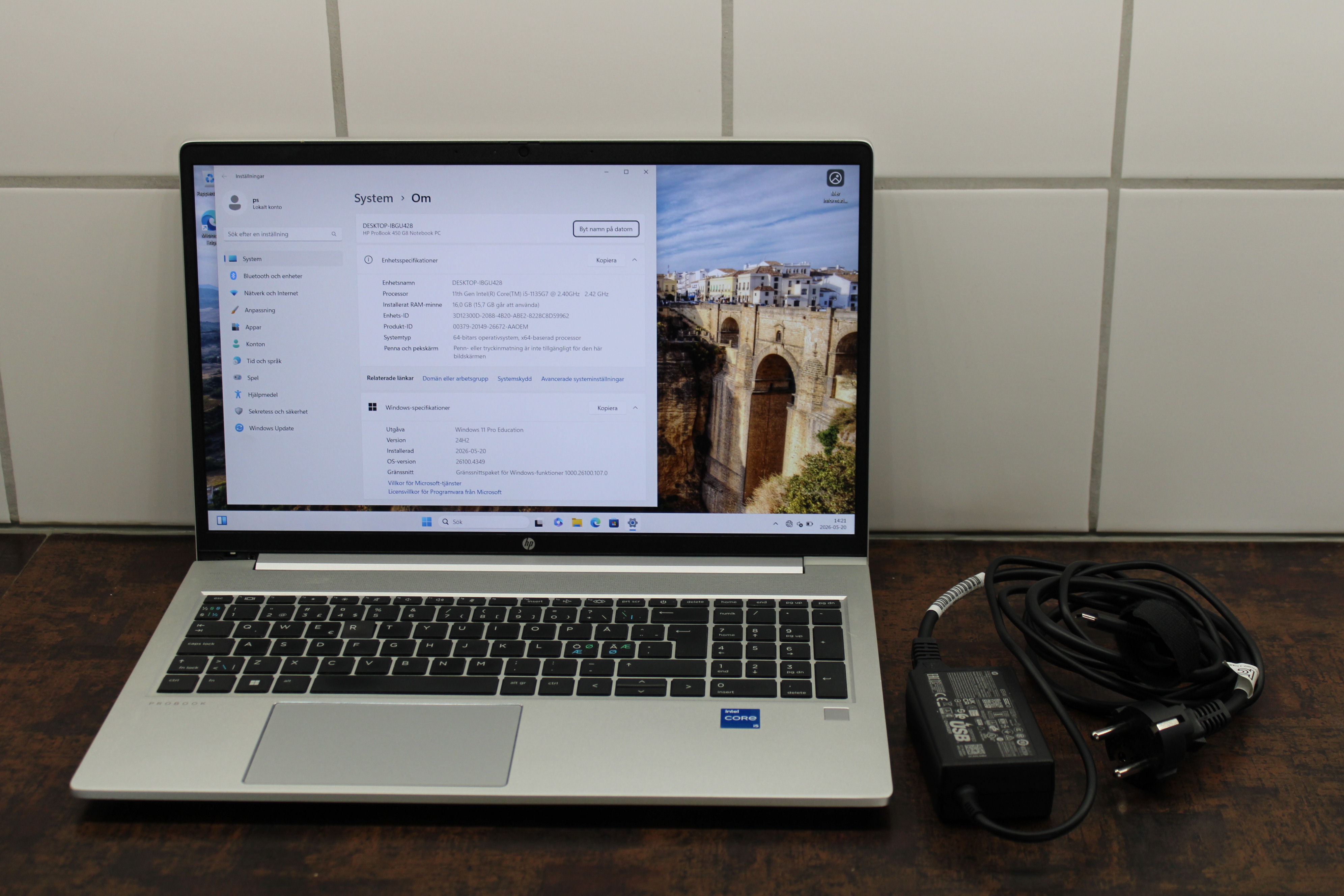 Laptop HP ProBook 450 G8 15.6