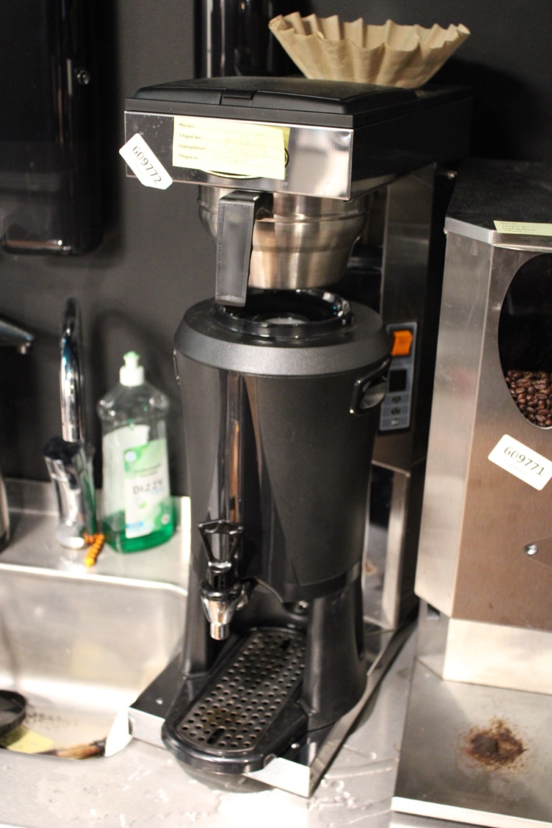 Kaffebryggare termosbryggare Coffe Queen CQ Mega Gold A med Kaffebryggare termosbryggare Coffe Queen CQ Mega Gold A med
