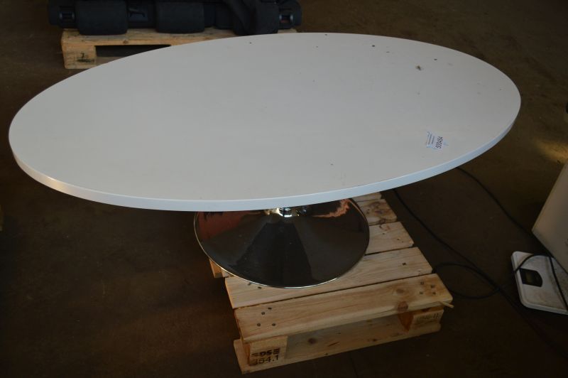 Sofabord, hvid, højglans, 140x80 cm 5 hæve/ sænke ... Hvid højglans sofabord