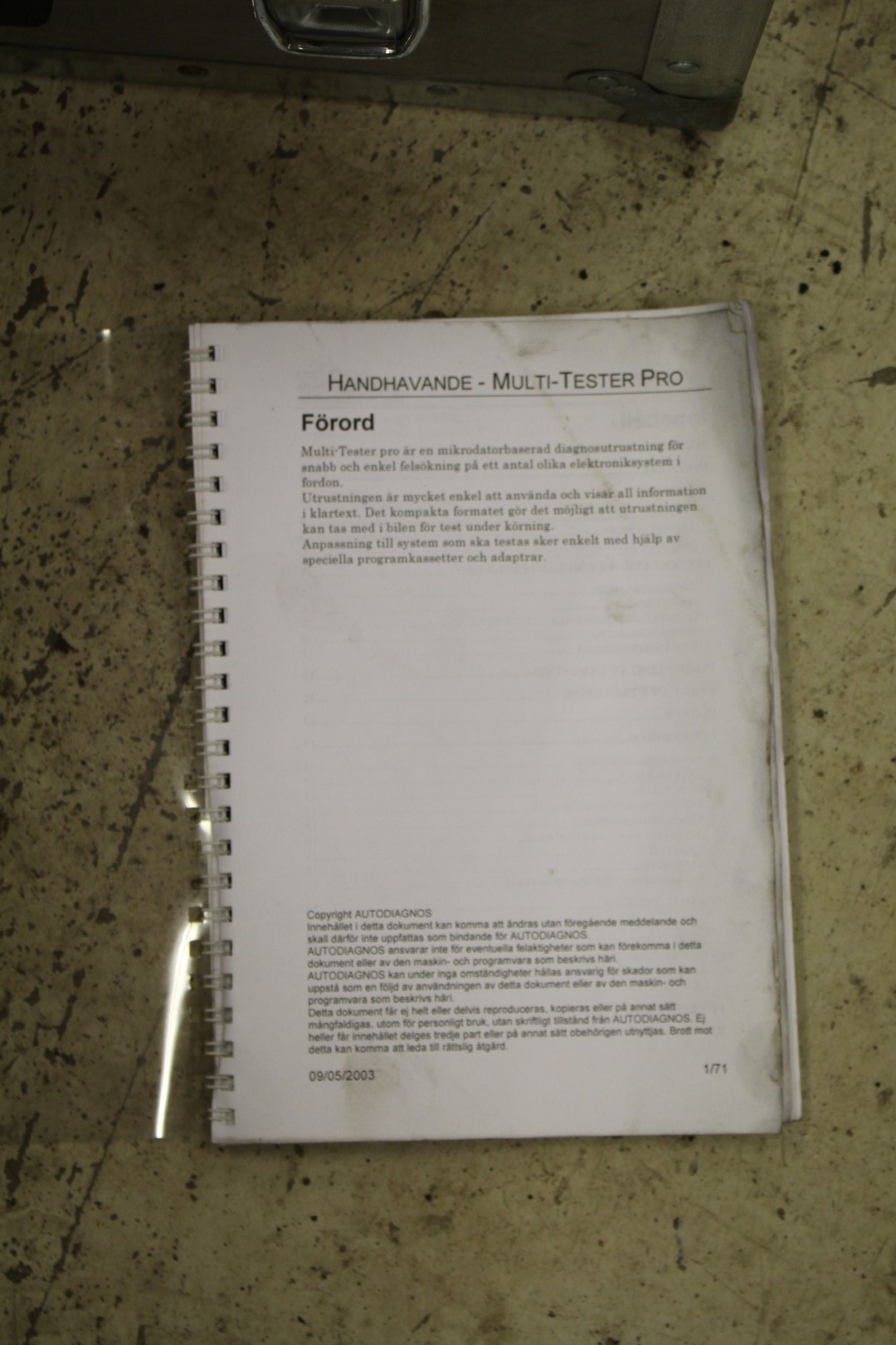 Diagnosverktyg Autodiagnos MultiTester Pro PS Auction We value the