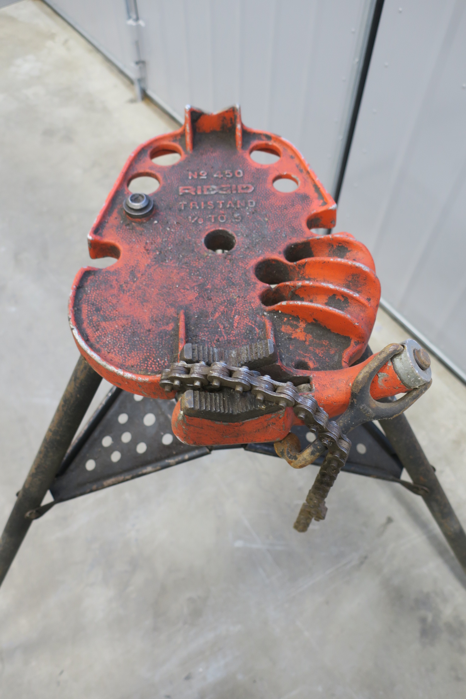 Pipe bender tripod Ridgid 450 PS Auction We value the future