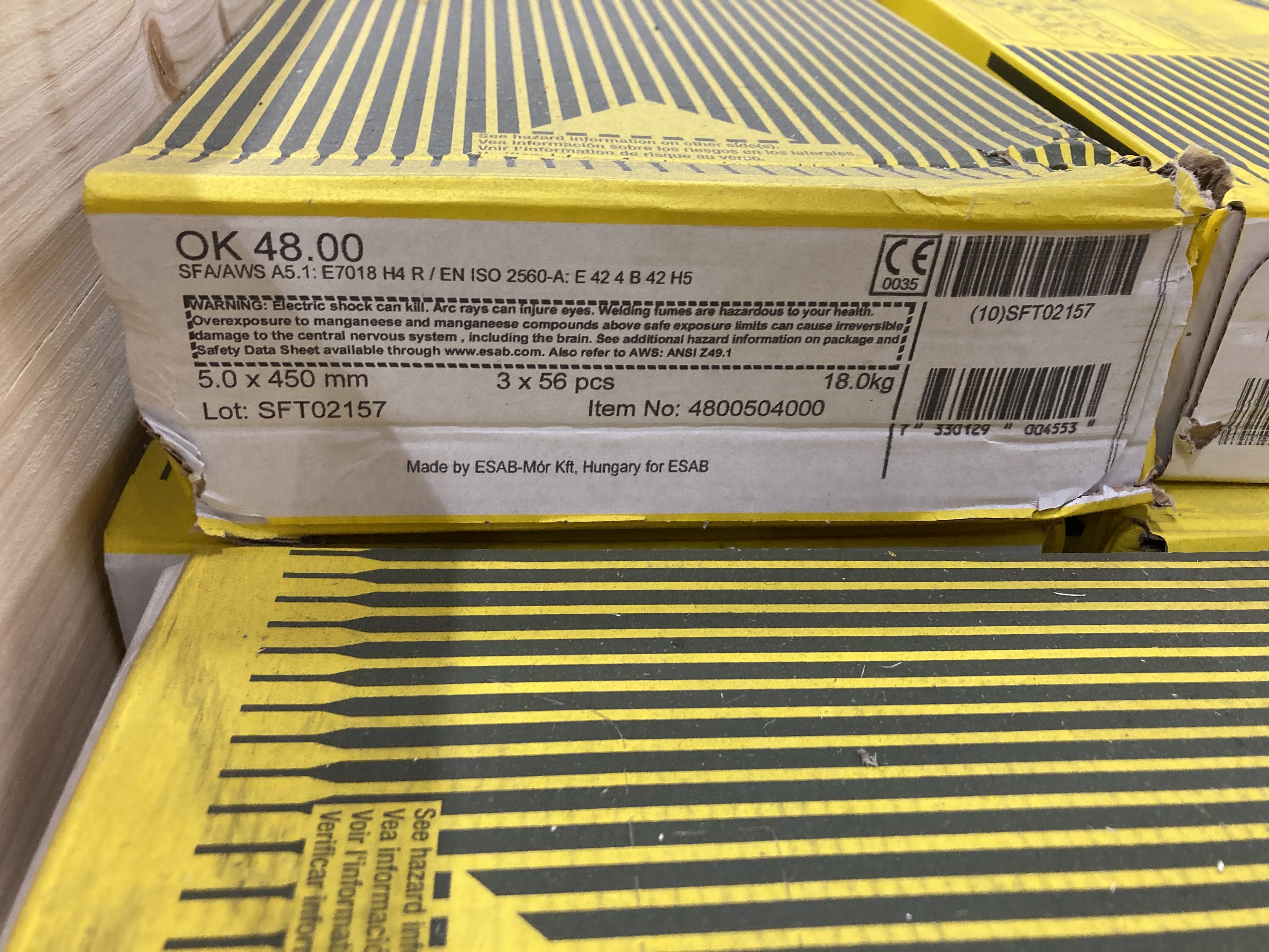 Assortment of welding electrodes ESAB - PS Auction - We value the ...