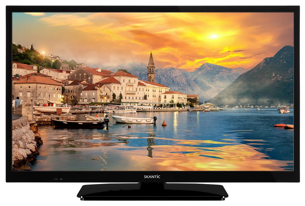 24 "HD TV with builtin media player Skantic B2425FHD PS Auction We