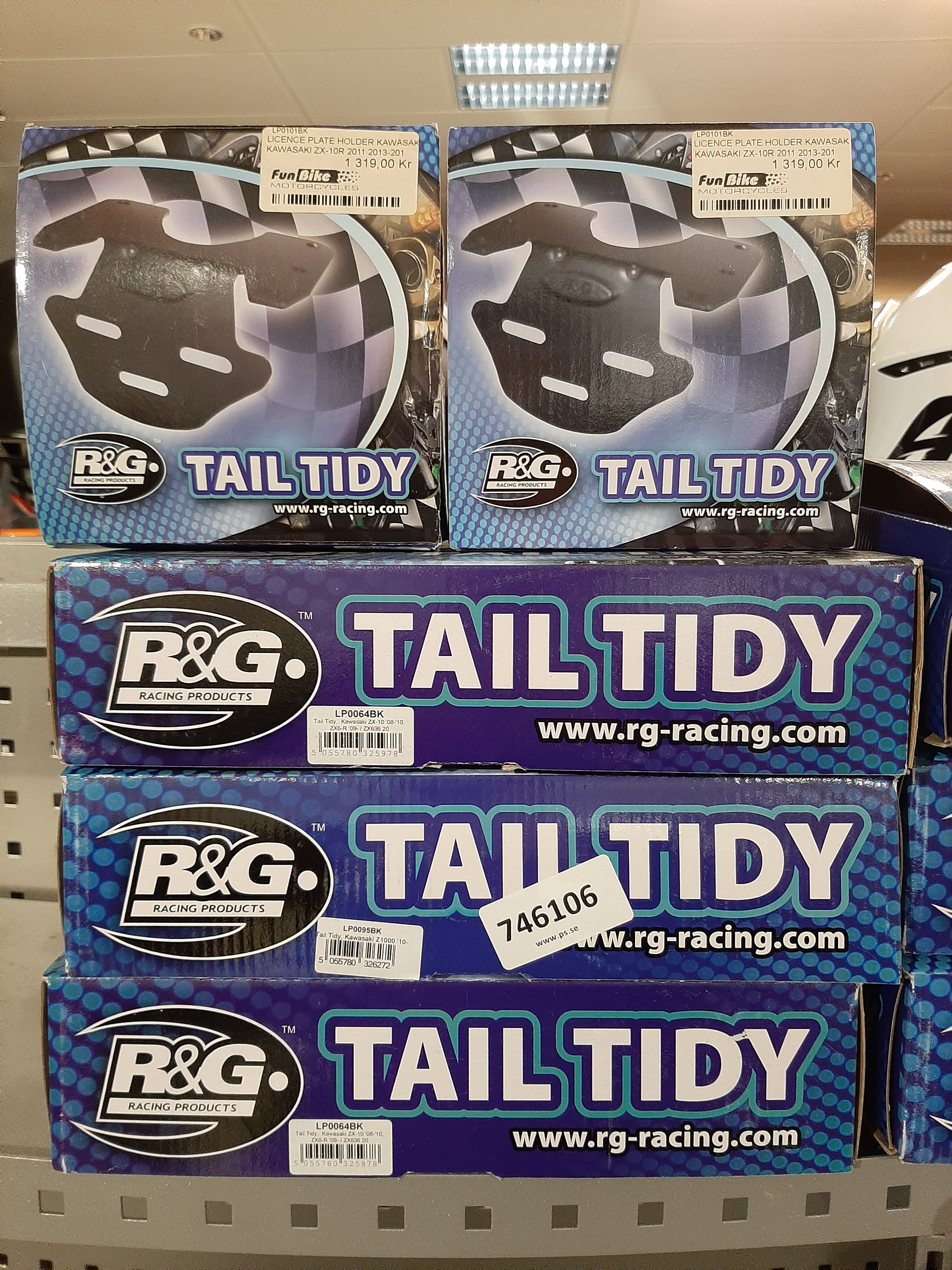 License plate holder for Kawasaki (tail tidy) - R&G - PS Auction