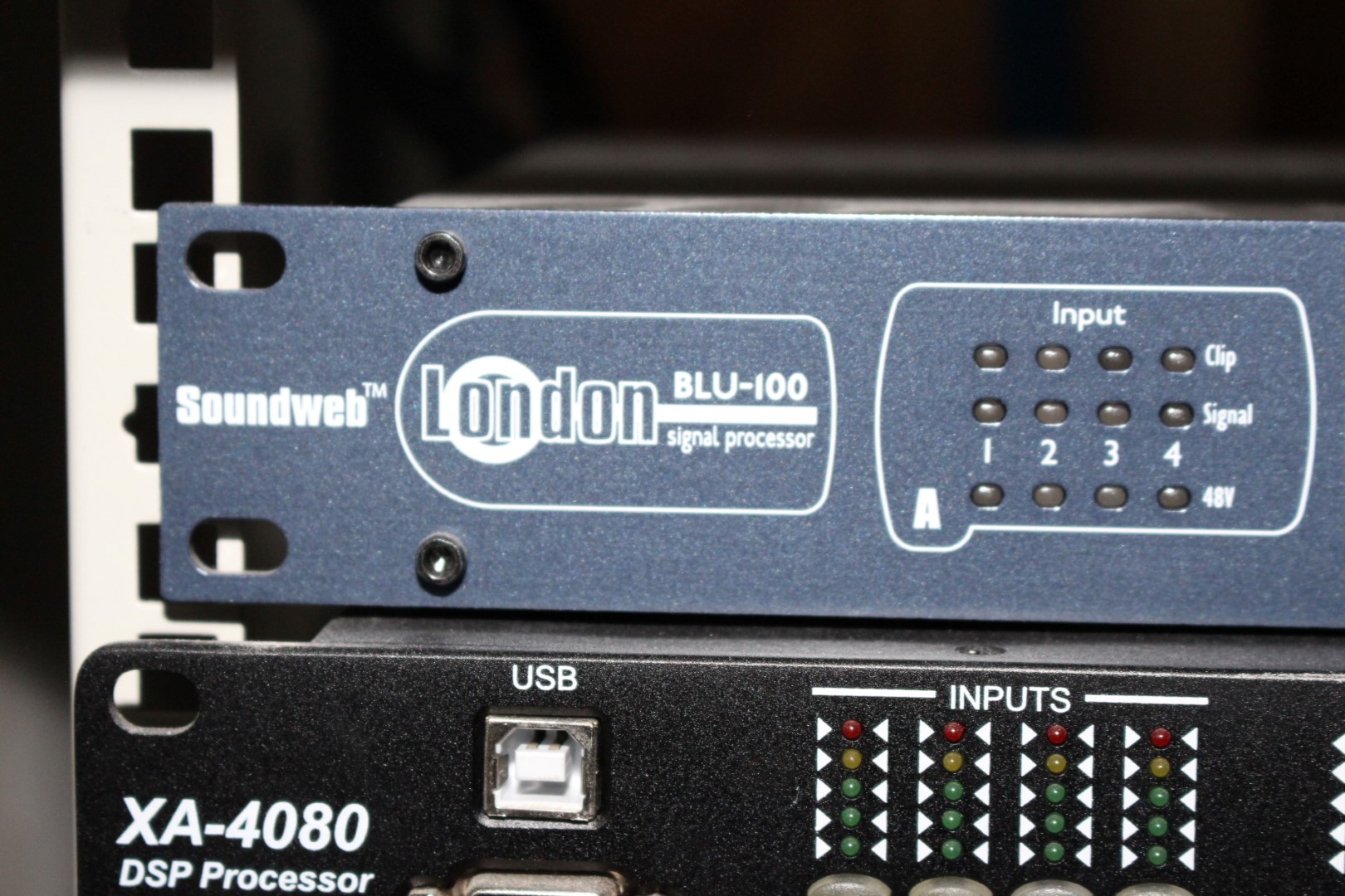 Rack cabinet with output stage, Crown, Powersoft, Soundweb etc - PS ...