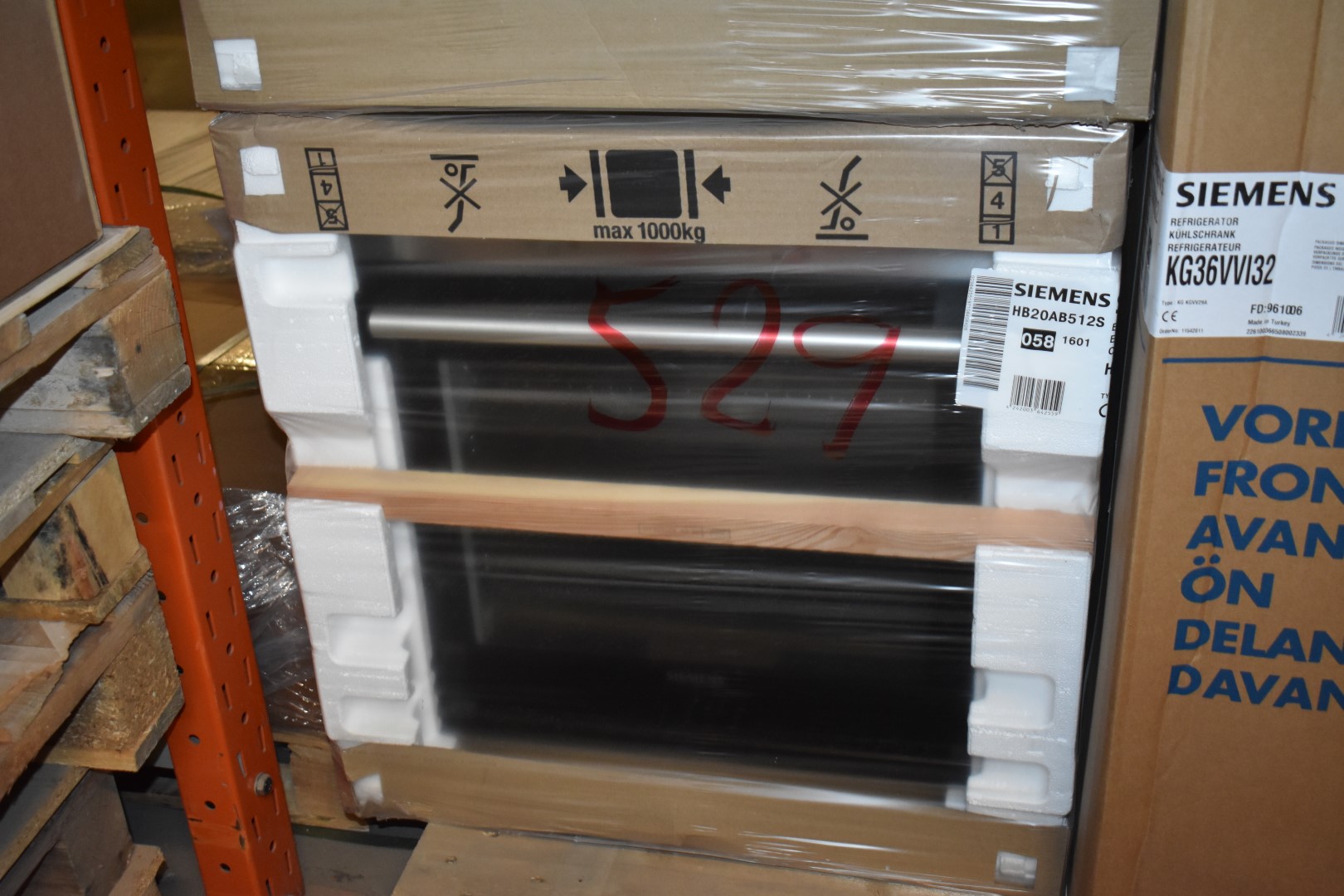 Inbyggnadsugn 60 cm Siemens IQ300 HB20AB512S ny i kartong Inbyggnadsugn 60 cm Siemens IQ300 HB20AB512S ny i kartong