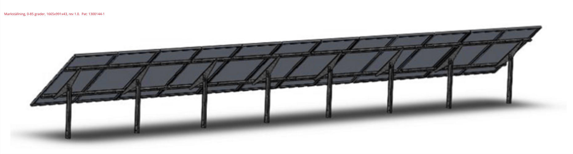 Package Ground stand for solar panels and 24 solar panels PS