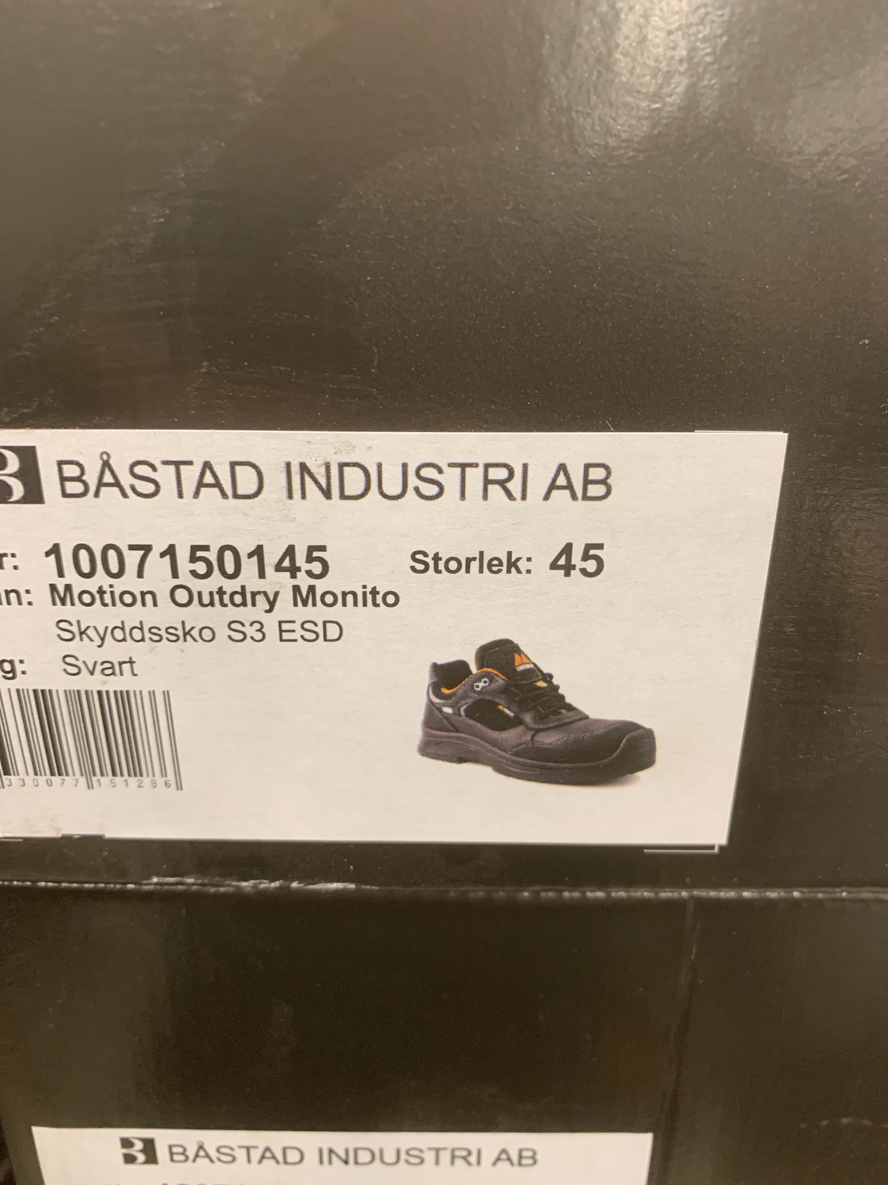 Skyddssko Monitor Motion Outdry, Strl 45 Auktioner online