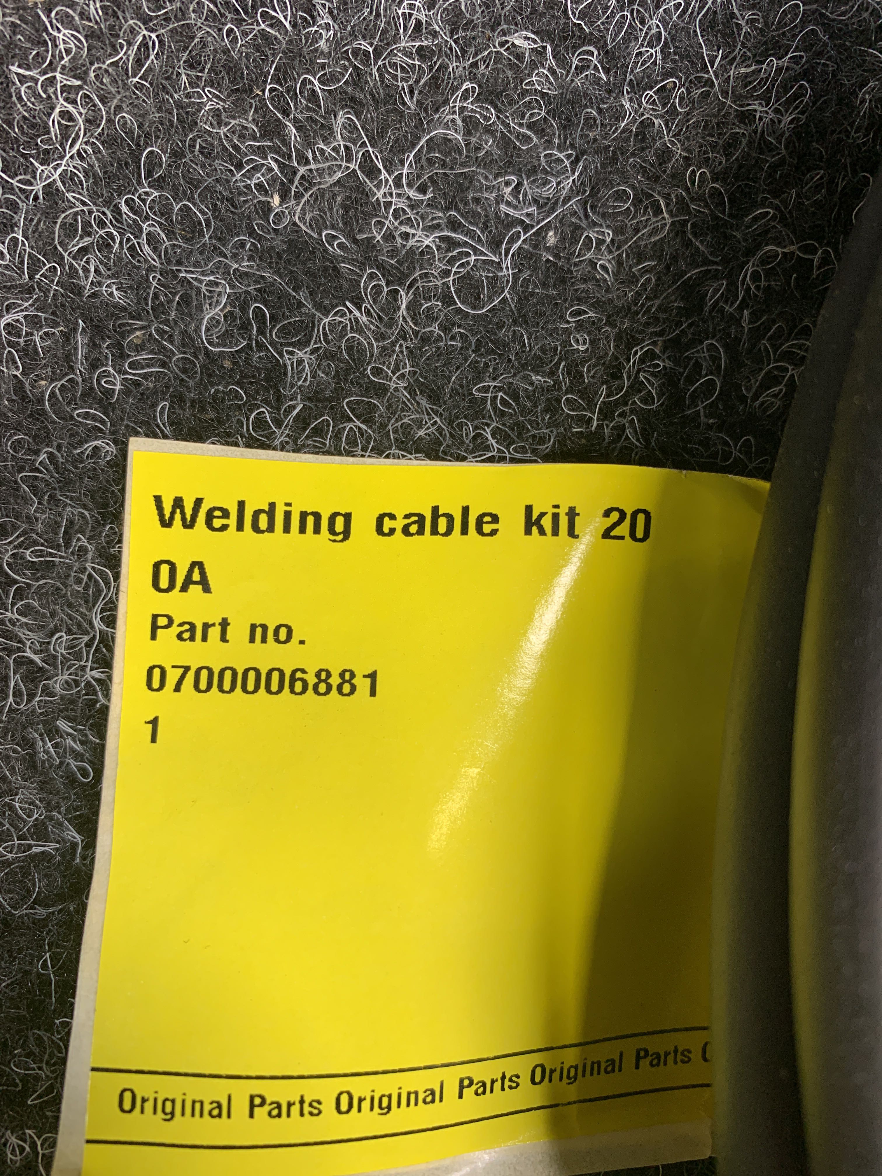 Welding cable kit 200A, 5+5 m PS Auction We value the future
