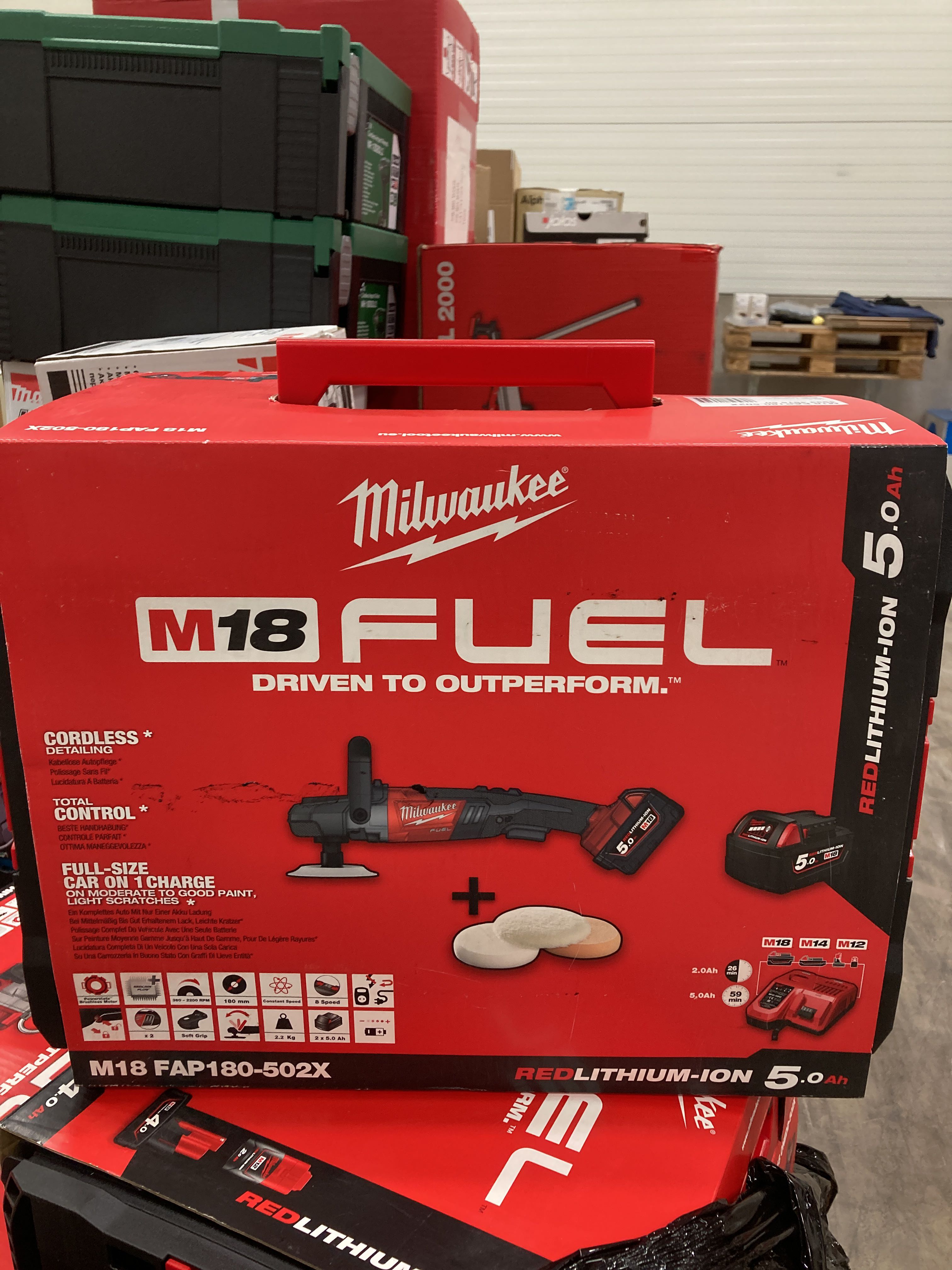 Polishing Machine Milwaukee M18 FAP180502X PS Auction We value the