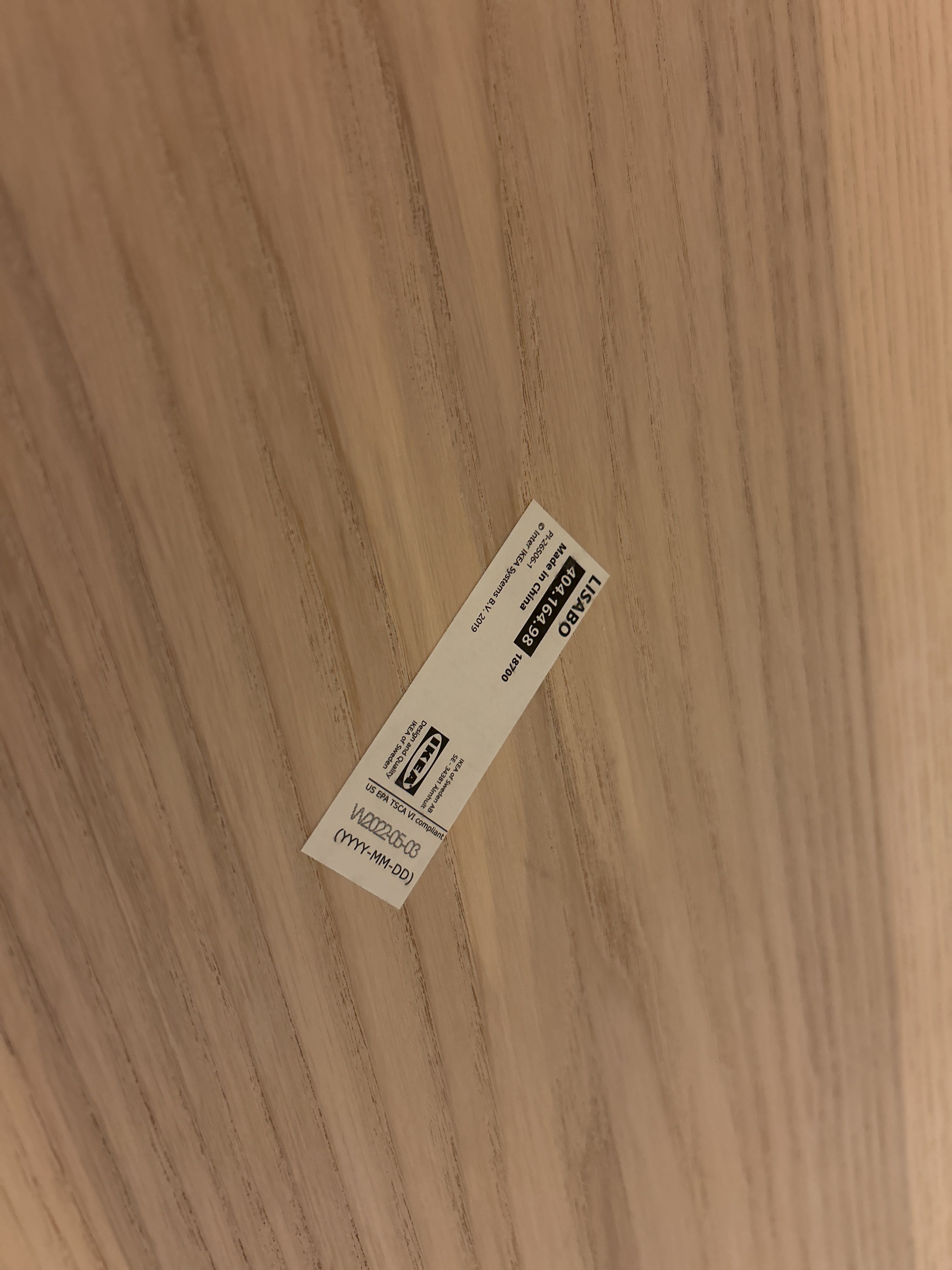 Dining table with three chairs IKEA LISABO - PS Auction - We value the ...